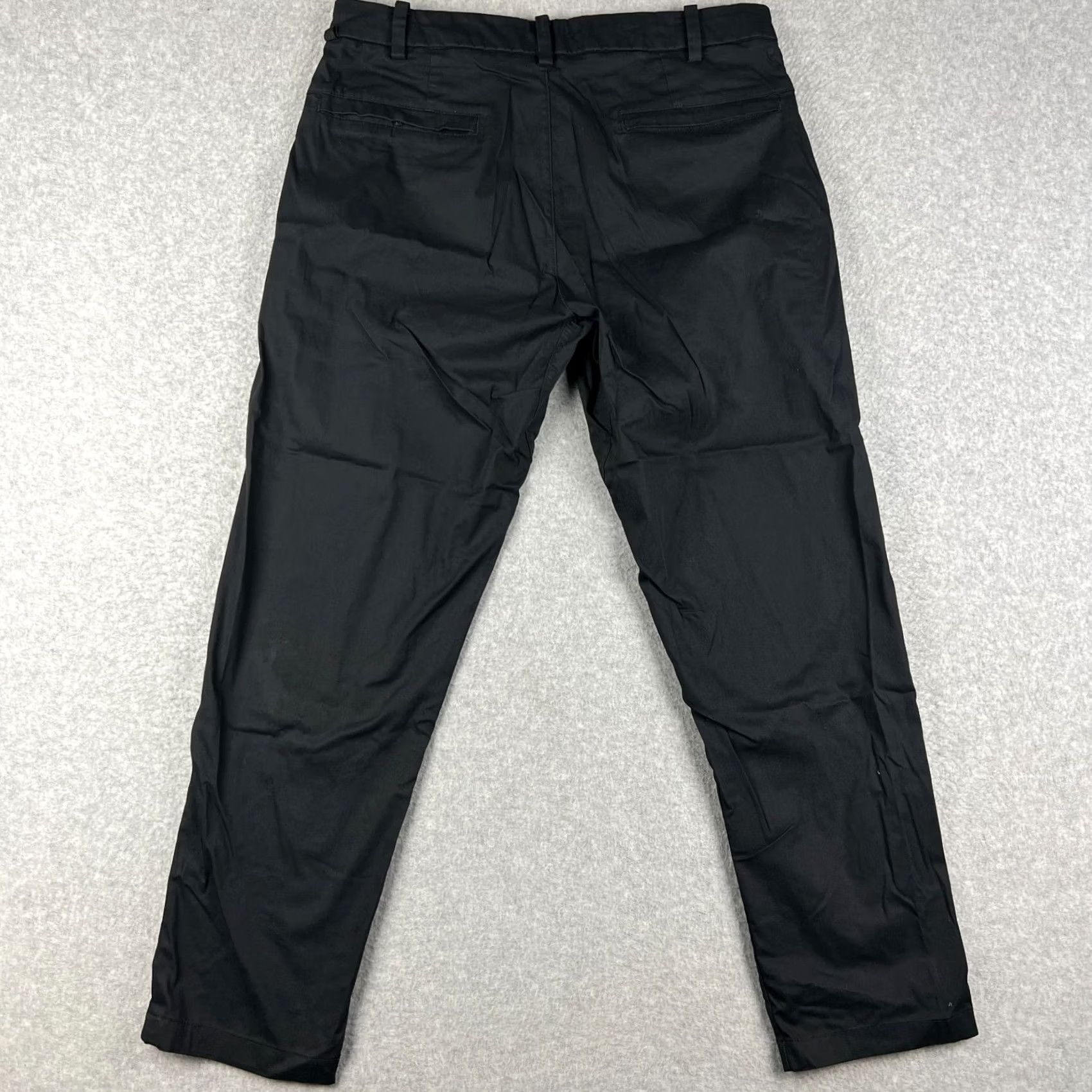 Lululemon Lululemon ABC Classic Fit Swift Cotton Pants Stretch 31x27 Black M5440S - Mens Size US 31 - 2 Thumbnail