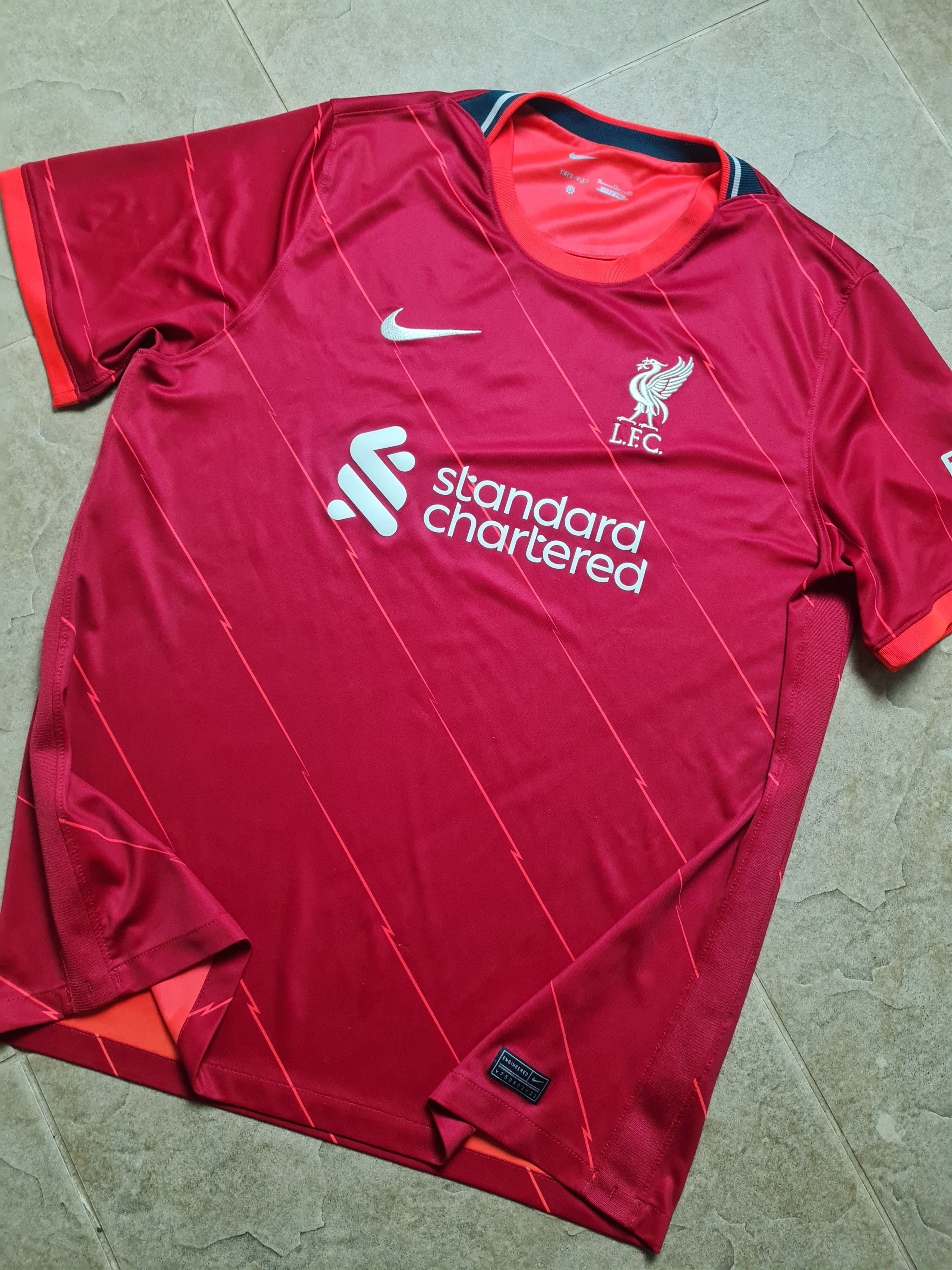Nike SOCCER SHIRT NIKE LIVERPOOL FC HOME FOOTBALL JERSEY 2021/22 Size US XL / EU 56 / 4 - 2 Thumbnail