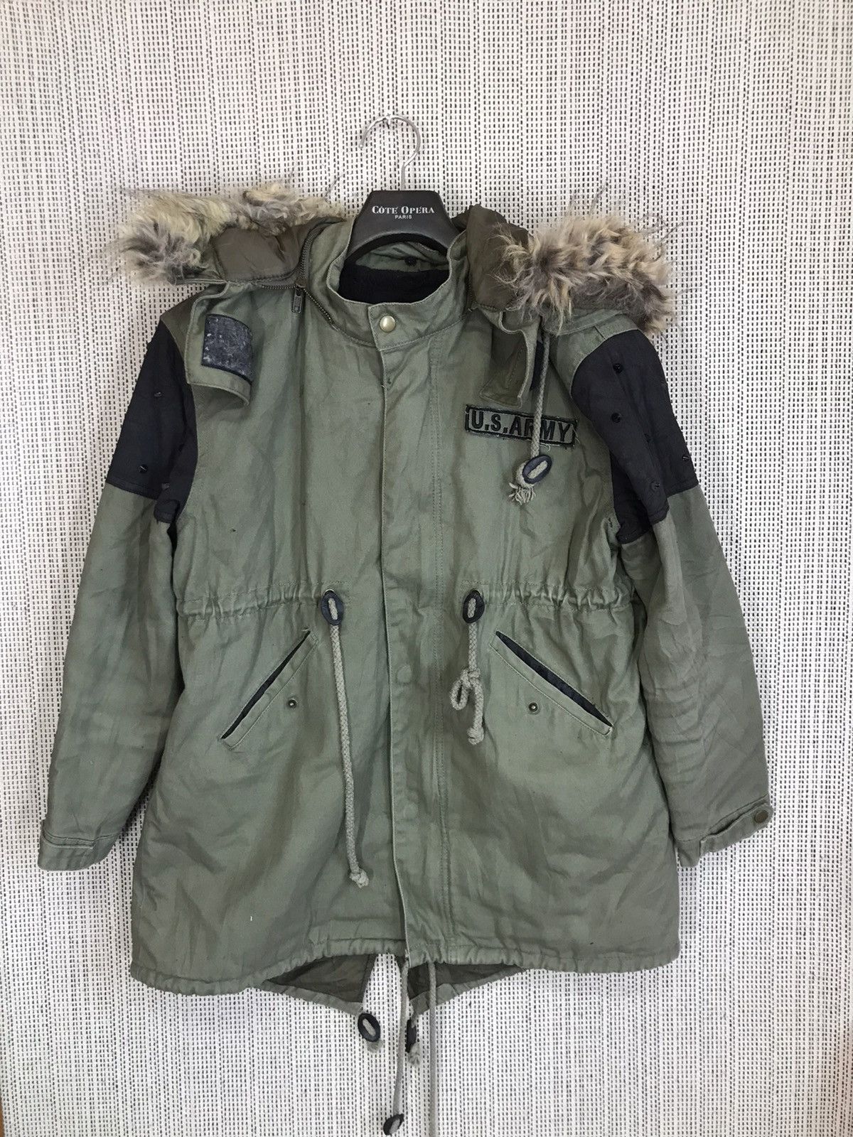 If Six Was Nine × Le Grande Bleu (L.G.B.) × Seditionaries ‼️GLAD NEWS US ARMY PARKA PUNK STYLE VERY RARE‼️ Size US L / EU 52-54 / 3 - 5 Thumbnail