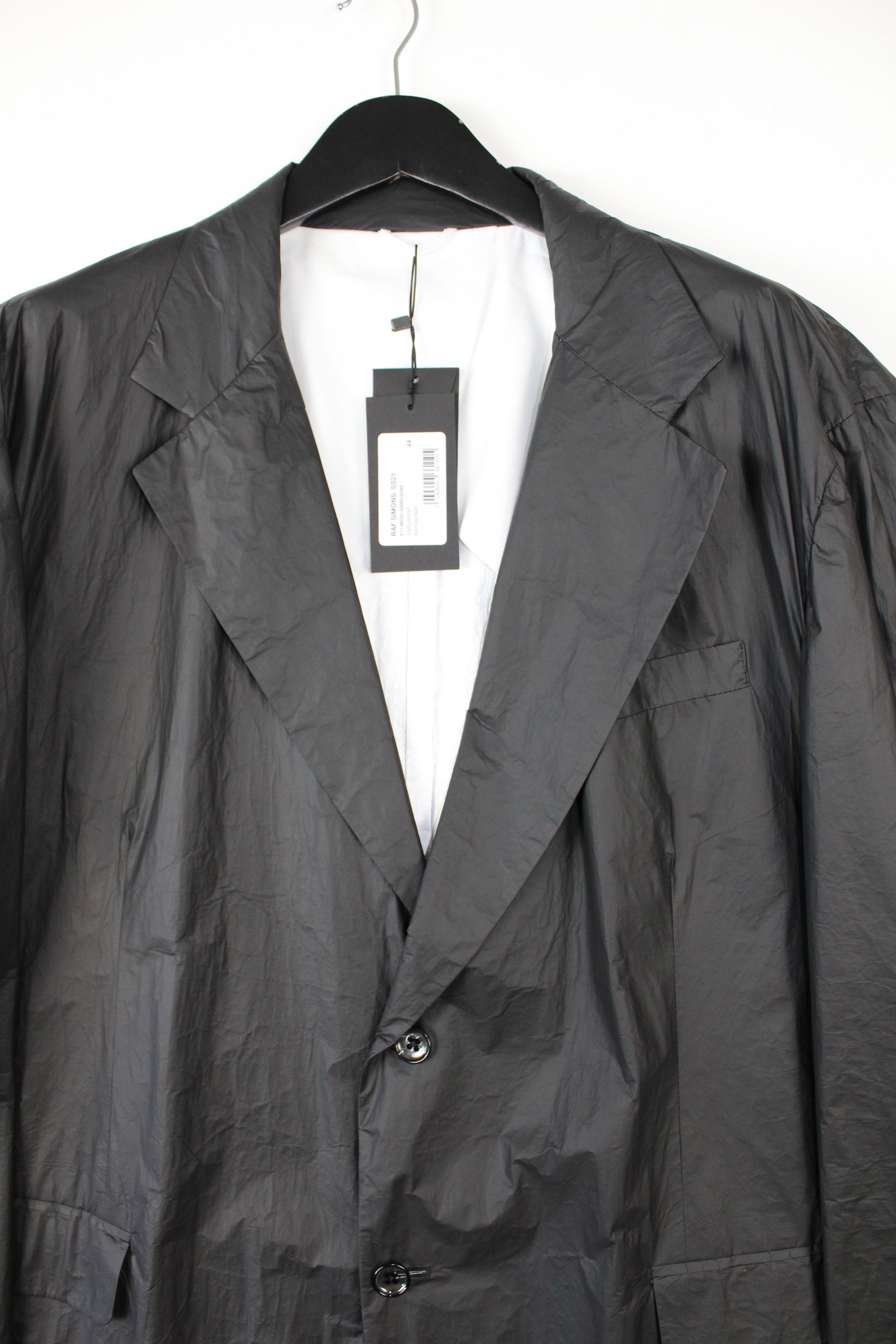 Raf Simons Raf Simons SS21 Black Technical Nylon Oversized Blazer EU44 Size US S / EU 44-46 / 1 - 2 Thumbnail