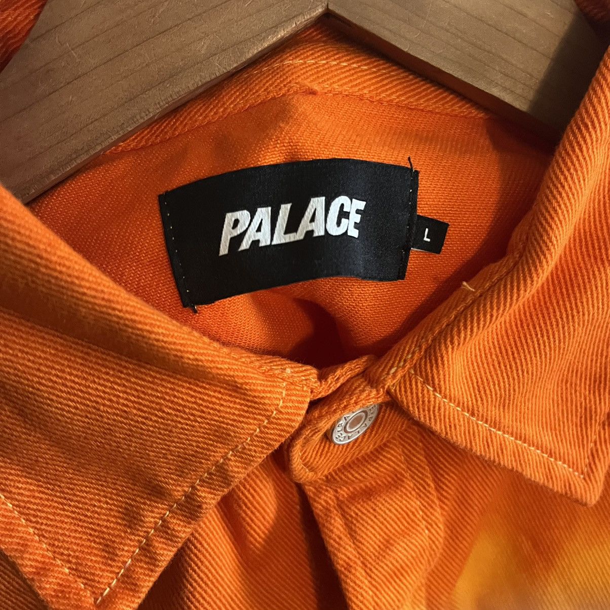 Palace Denim Tie-Dye Drop Shoulder Shirt Size US L / EU 52-54 / 3 - 12 Thumbnail