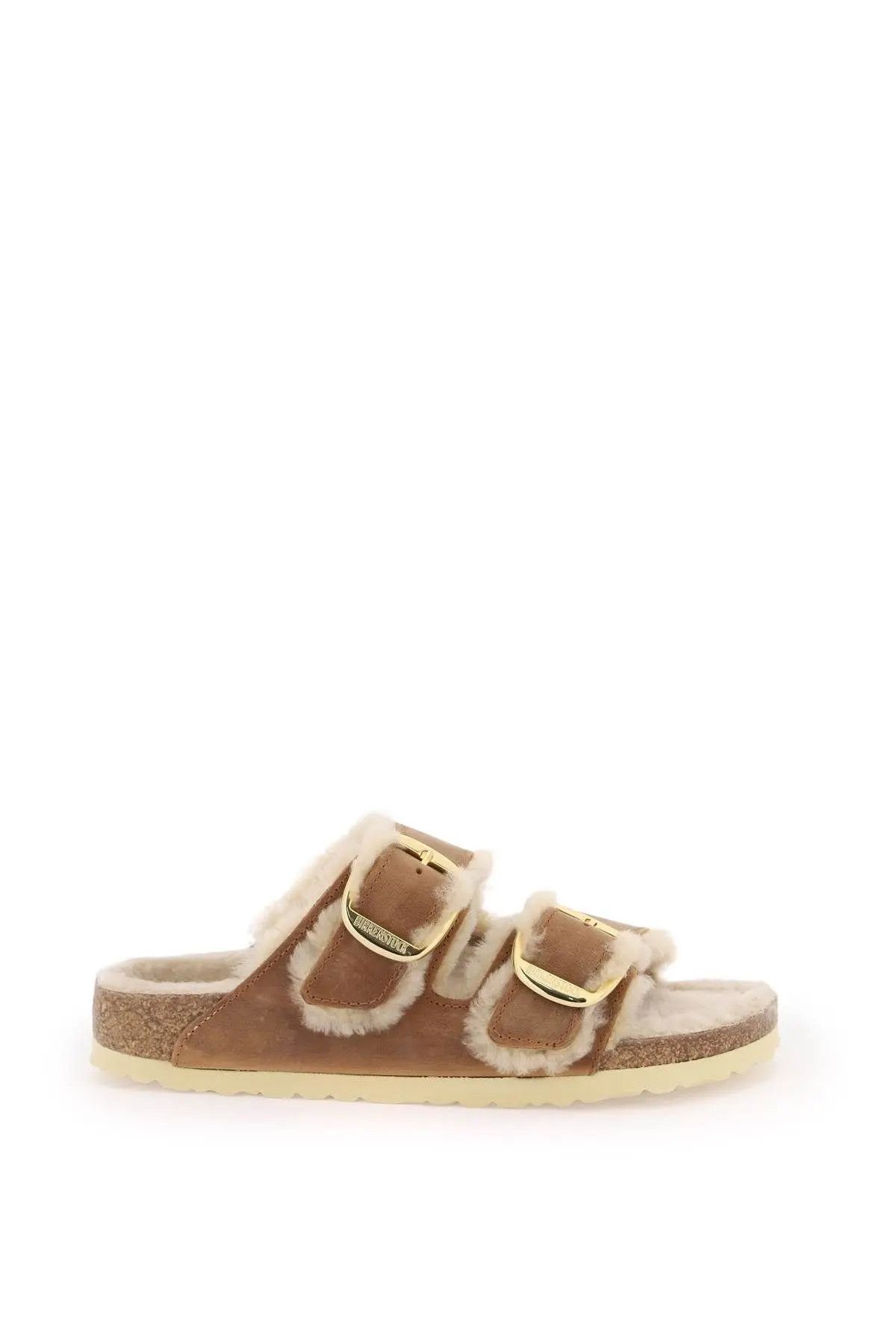 image of Birkenstock O1S22I1N0424 Arizona Big Buckle Mule Shoess In Brown Shoes, Women's (Size 8)