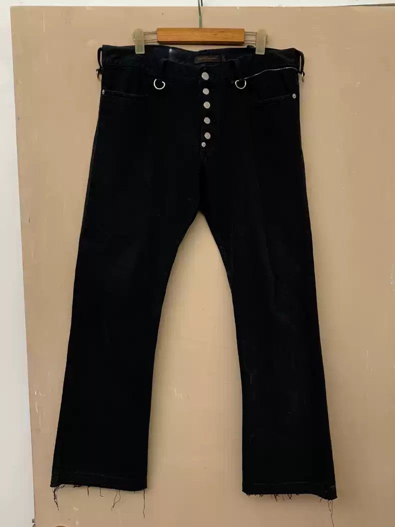 Undercover undercover 03scab Cropped jeans are anti-war rebels Size US 34 / EU 50 - 1 Thumbnail