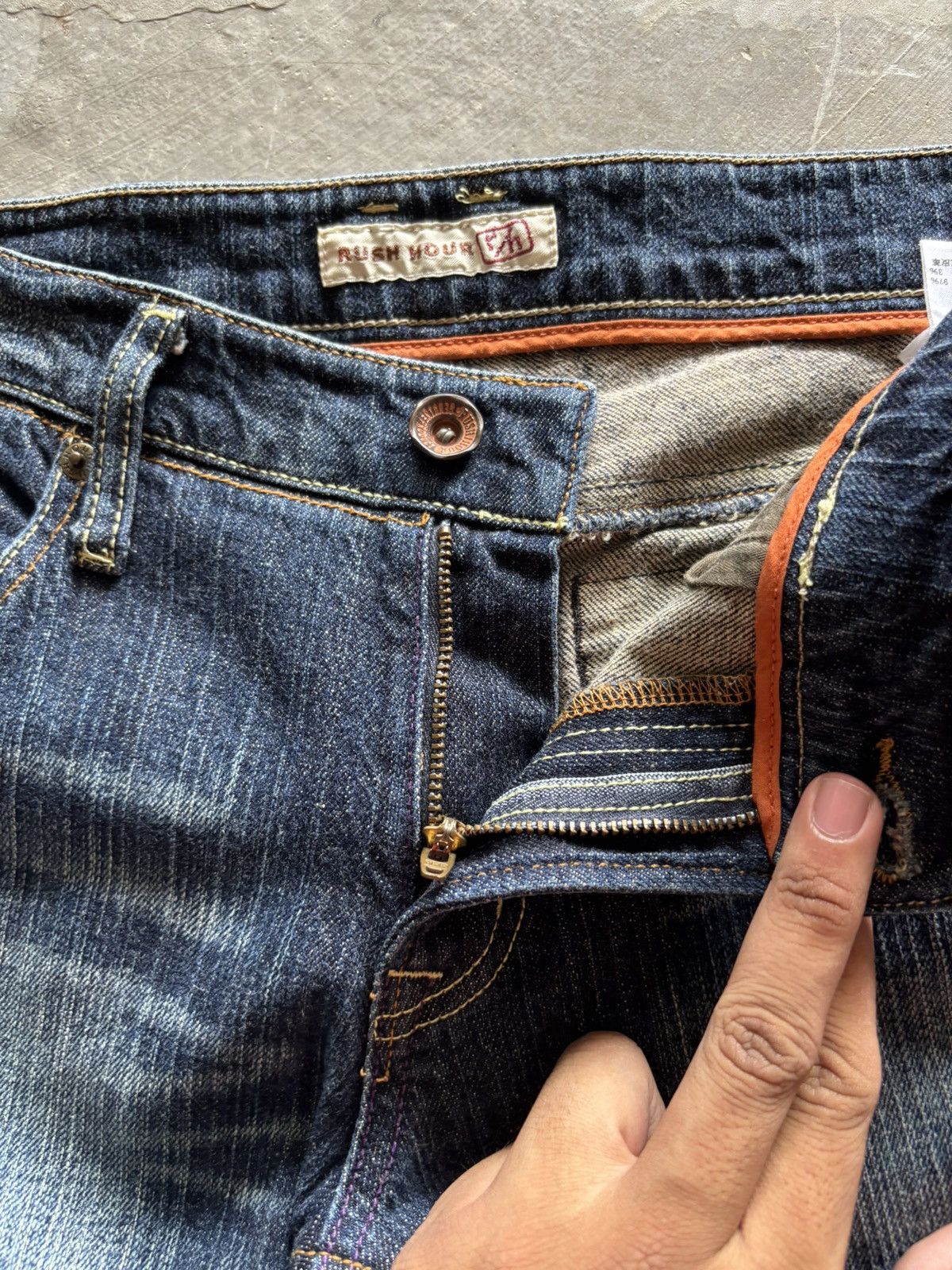Hysteric Glamour × If Six Was Nine × Tornado Mart Flared rush hour punk washed japanese denim Size 31" - 4 Thumbnail