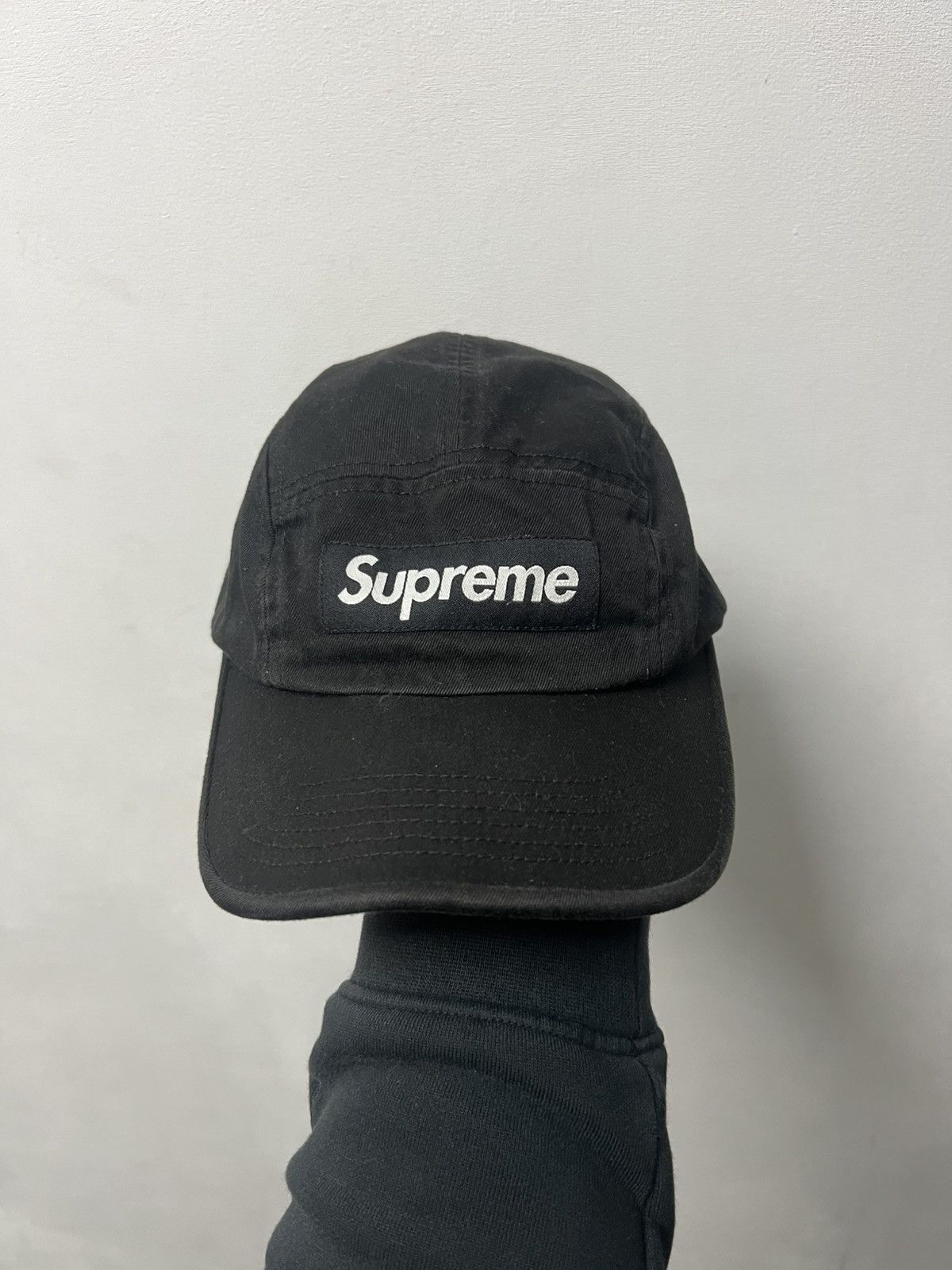 Supreme Supreme camp cap black Size ONE SIZE - 3 Thumbnail