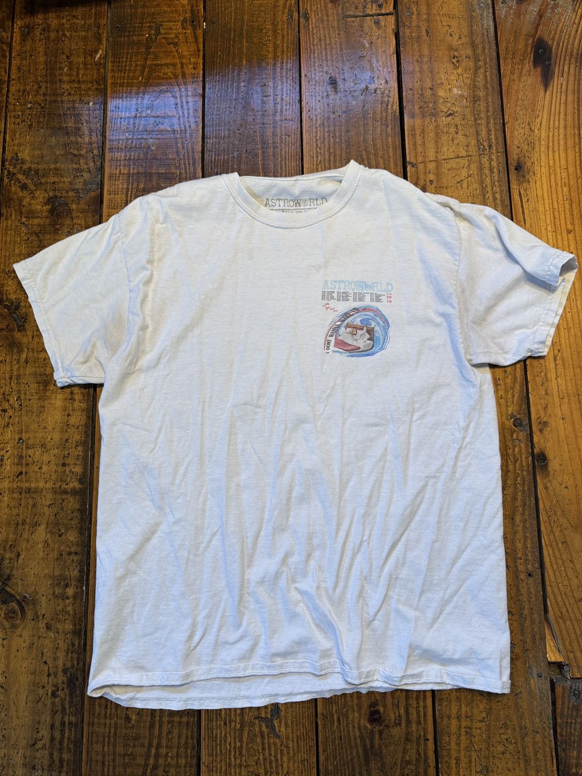 Travis Scott Travis Scott 2019 Astroworld Tour I Don’t Wake Up T-Shirt M Size US M / EU 48-50 / 2 - 1 Thumbnail