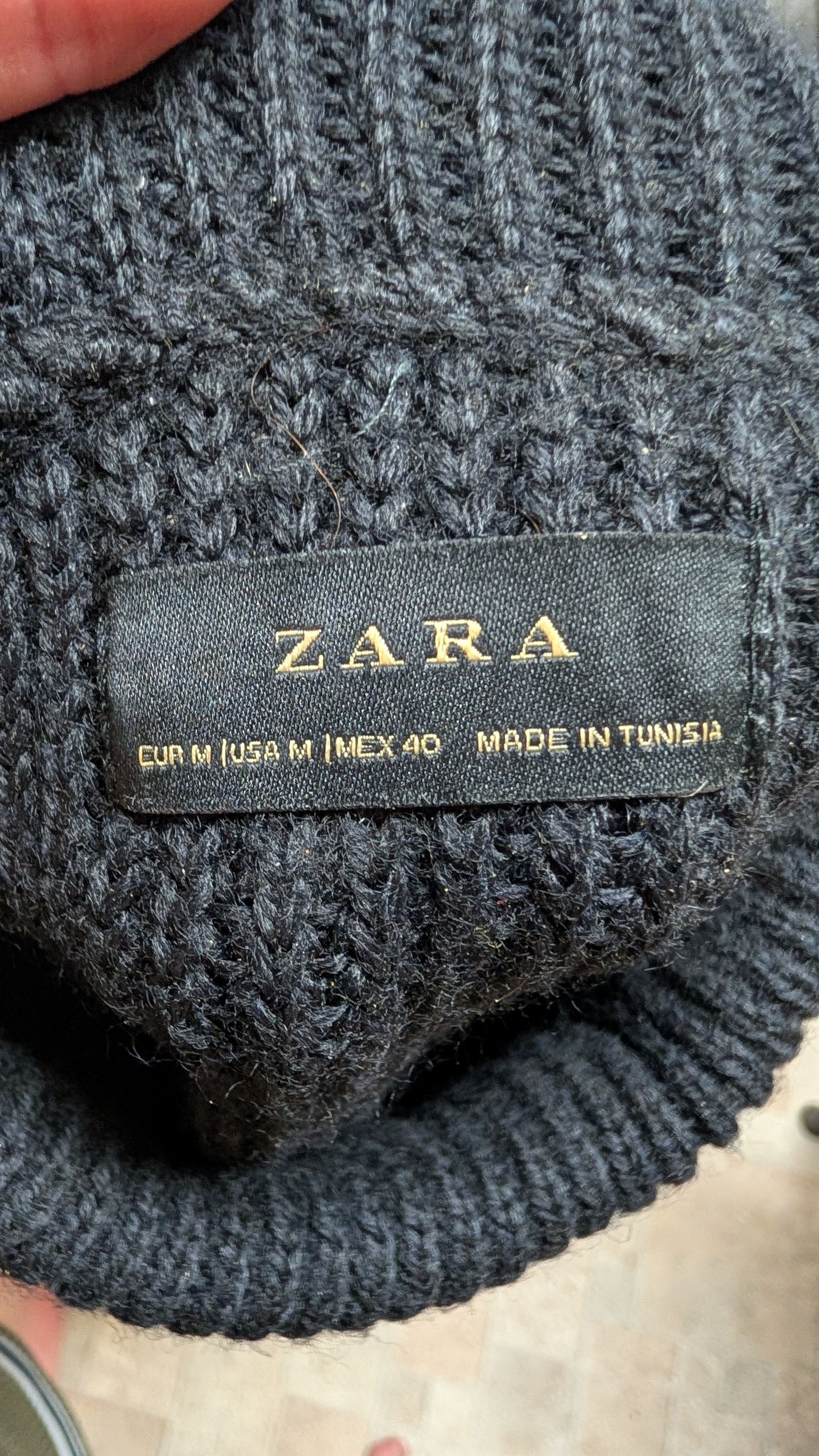 Zara Black Knit Turtleneck Sweater Size US M / EU 48-50 / 2 - 2 Thumbnail