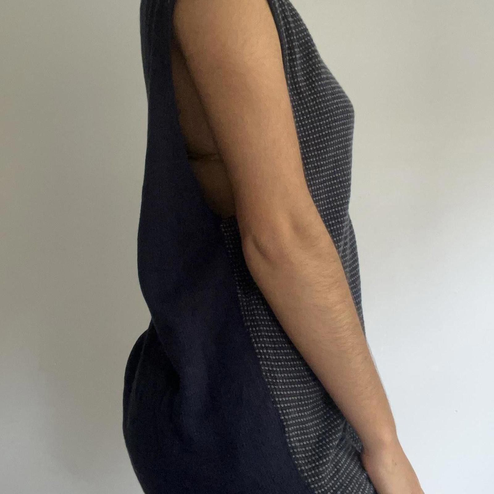 Other Women's Navy and Black Gilet Size L / US 10 / IT 46 - 2 Thumbnail
