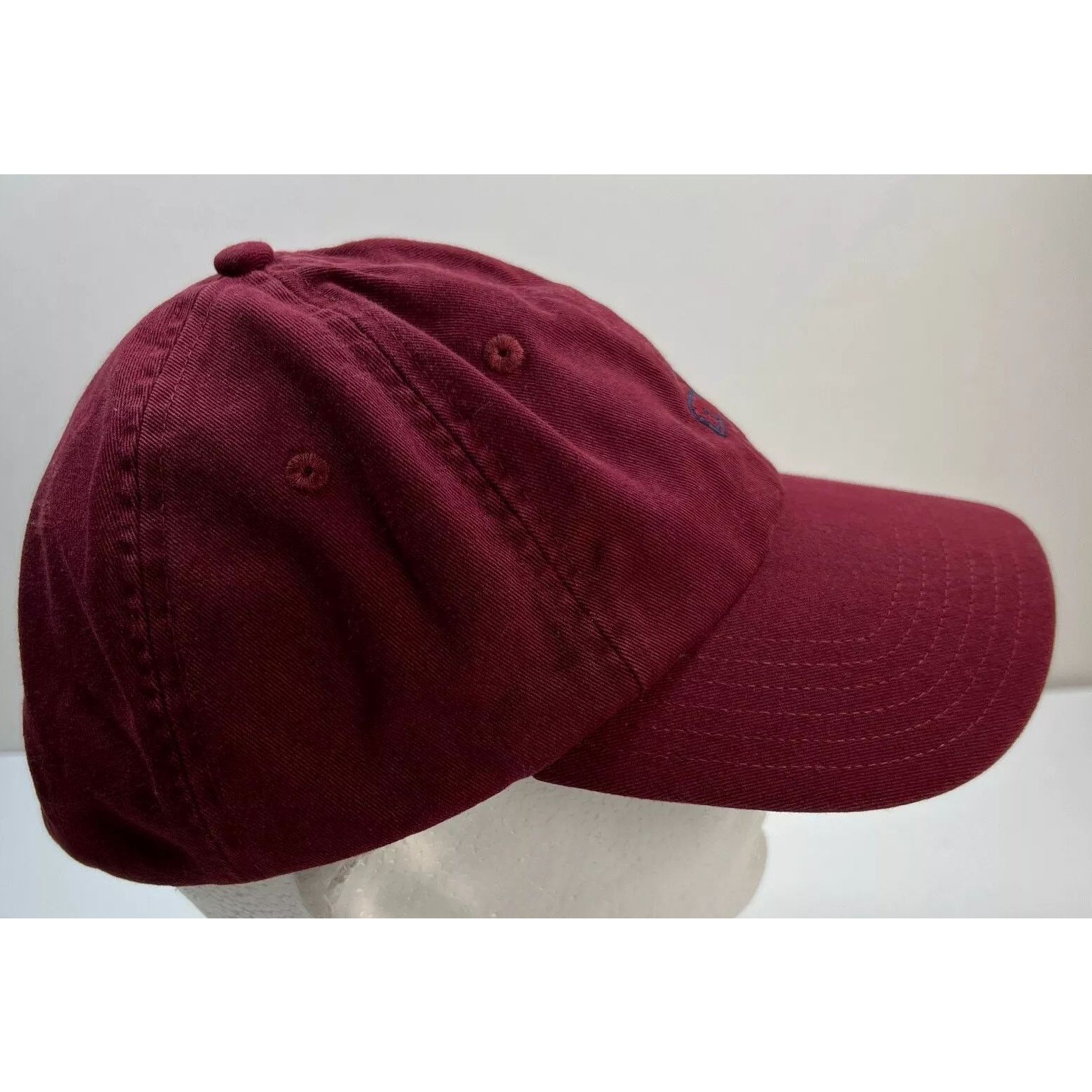 Vineyard Vines VINEYARD VINES Red Burgundy Logo Strap Back Dad Hat Preppy Size ONE SIZE - 3 Thumbnail