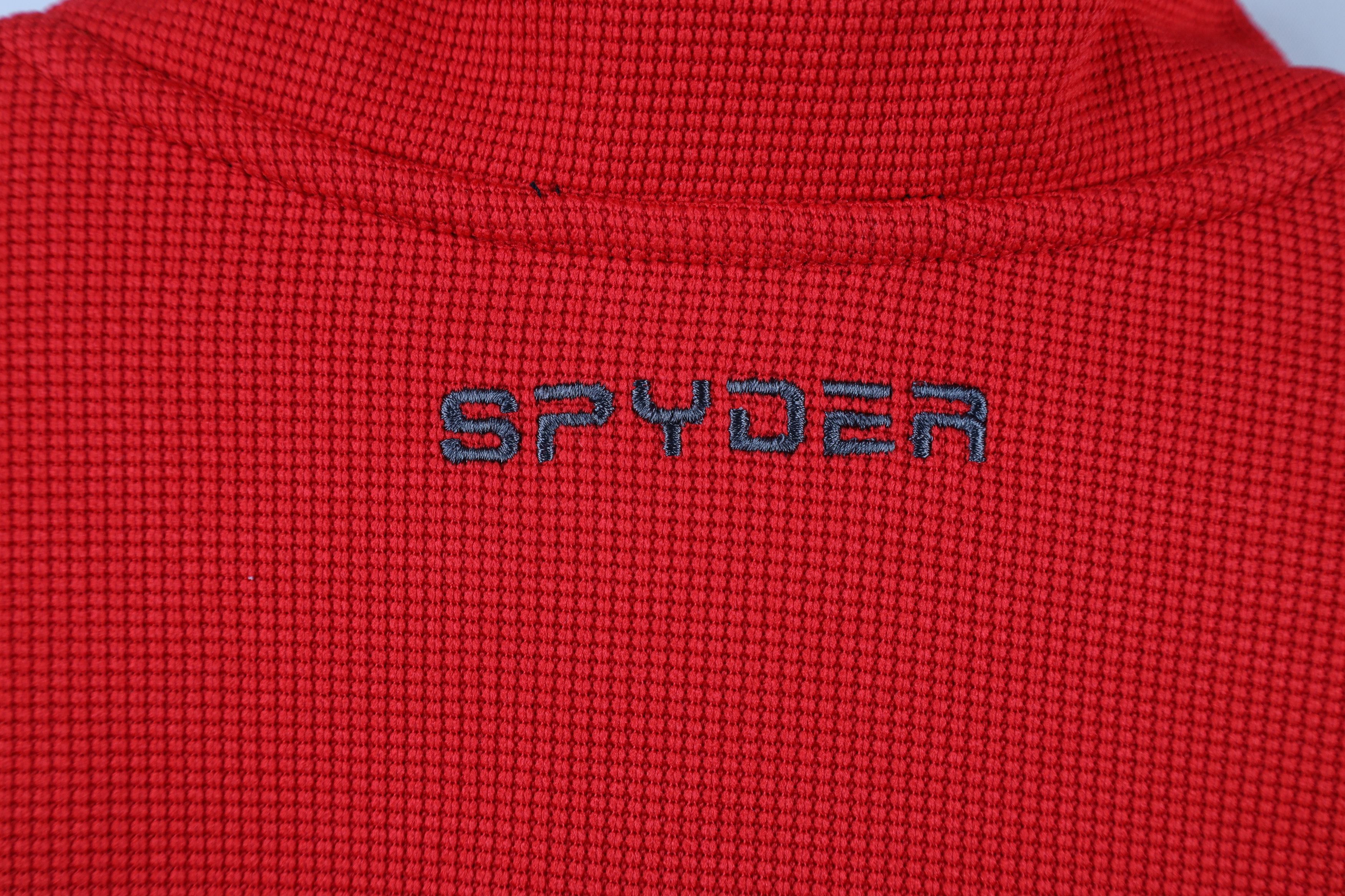 Spyder × Vintage New Spyder Thermal Knit Half Zip Pullover Sweater Jacket Size US S / EU 44-46 / 1 - 11 Thumbnail