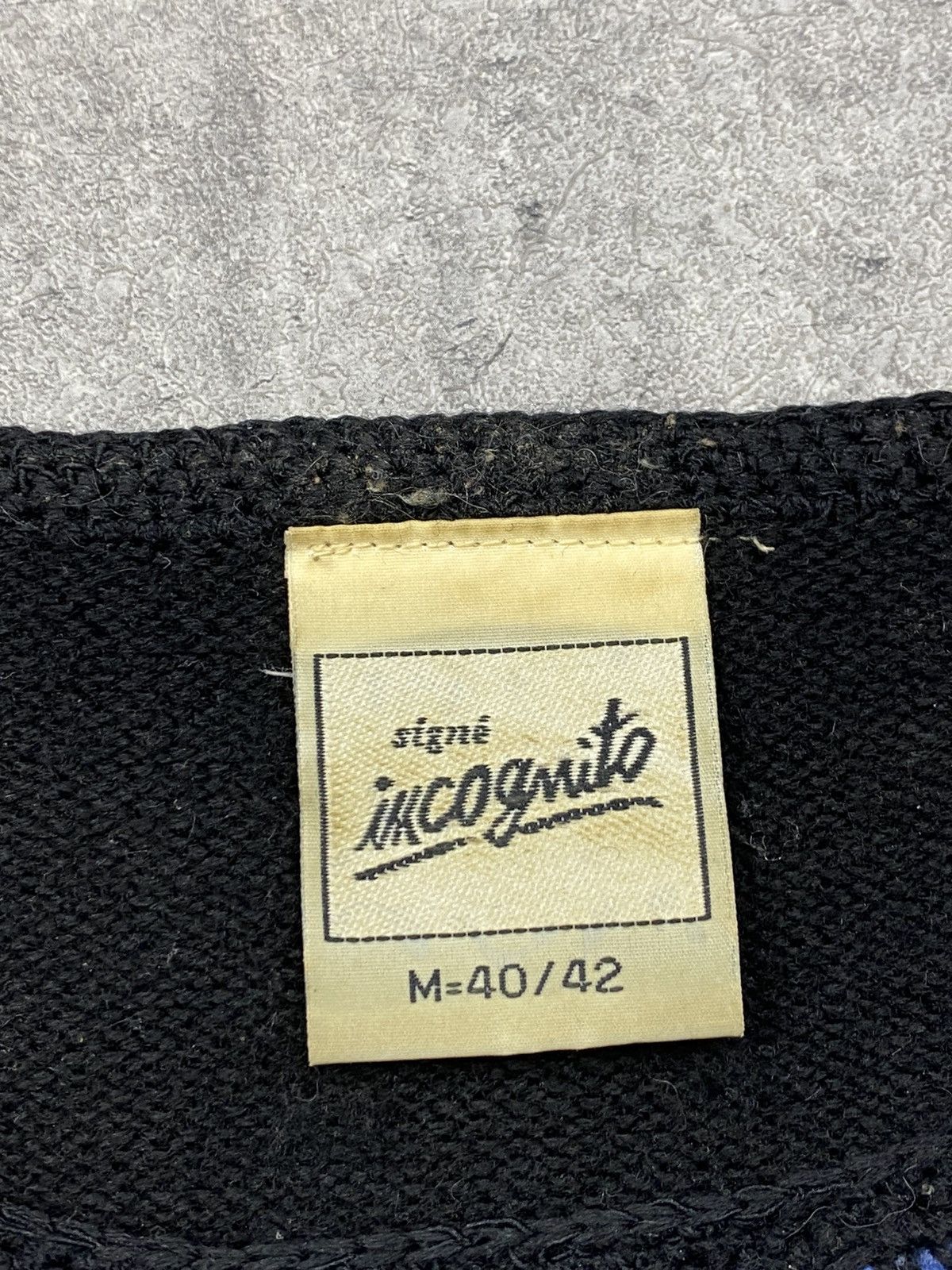 Japanese Brand Sweater Incognito art vintage rare 90’s streetwear rare y2k Size US M / EU 48-50 / 2 - 9 Thumbnail