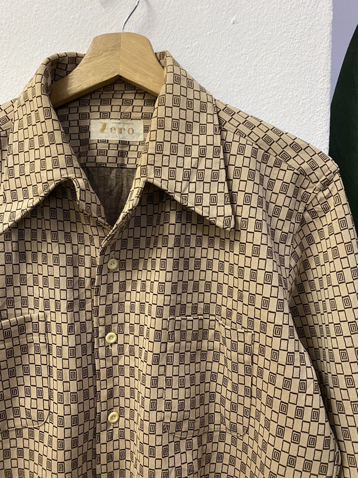 Designer × Japanese Brand × Vintage Rare Vintage Zero Shirt Monogram Size US L / EU 52-54 / 3 - 3 Thumbnail