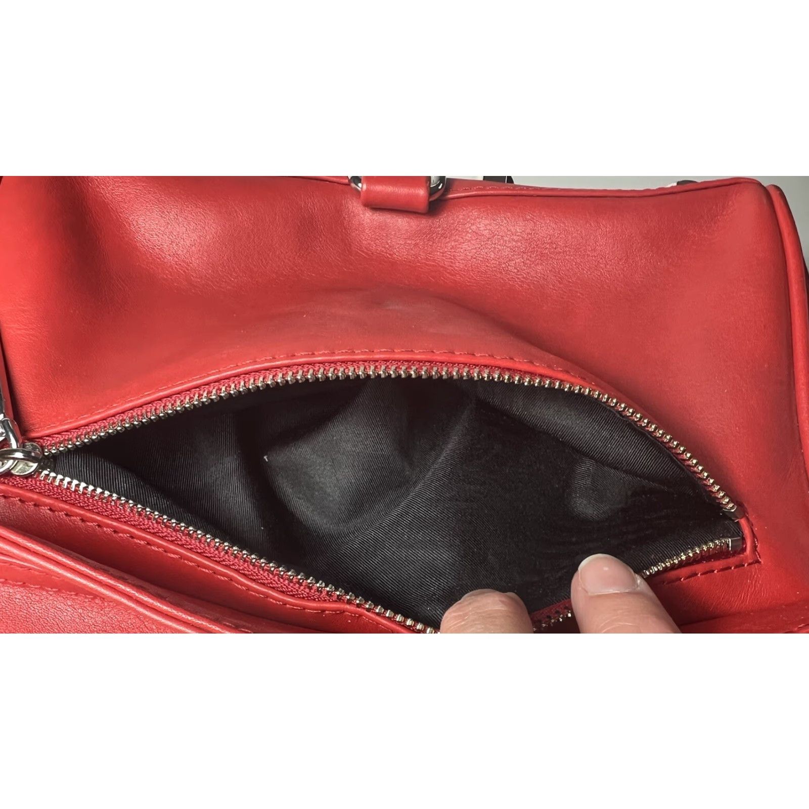 Rebecca Minkoff Rebecca Minkoff Mini M.A.C Crossbody Bag Scarlet Red ROPE STRAP Crossbody Women Mini 9” x 6.25” x 1.5” Scarlet Women Size ONE SIZE - 5 Thumbnail