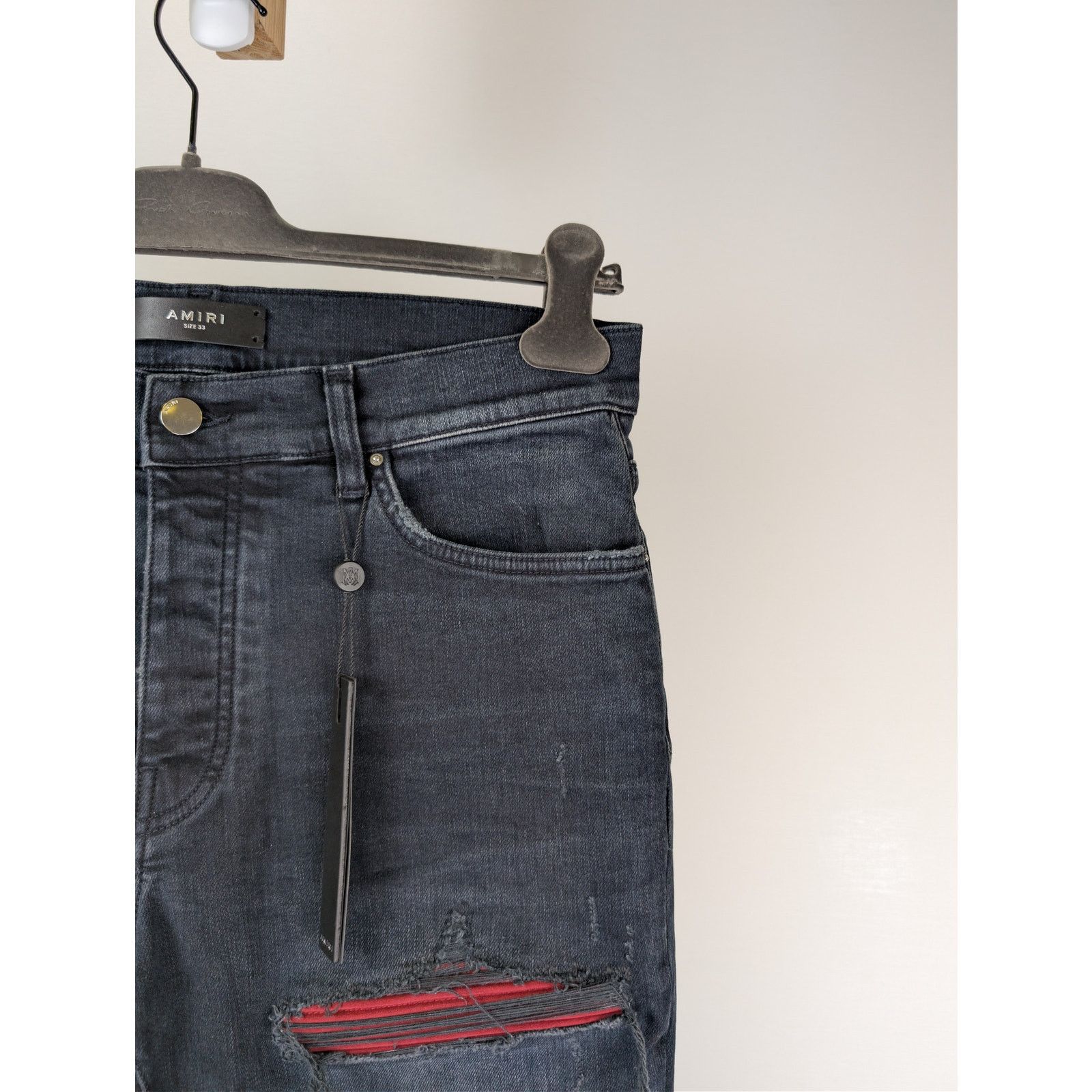 Amiri o1rshd1 Ultra Suede MX1 Denim Jean in Midnight Indigo Size US 36 / EU 52 - 4 Thumbnail
