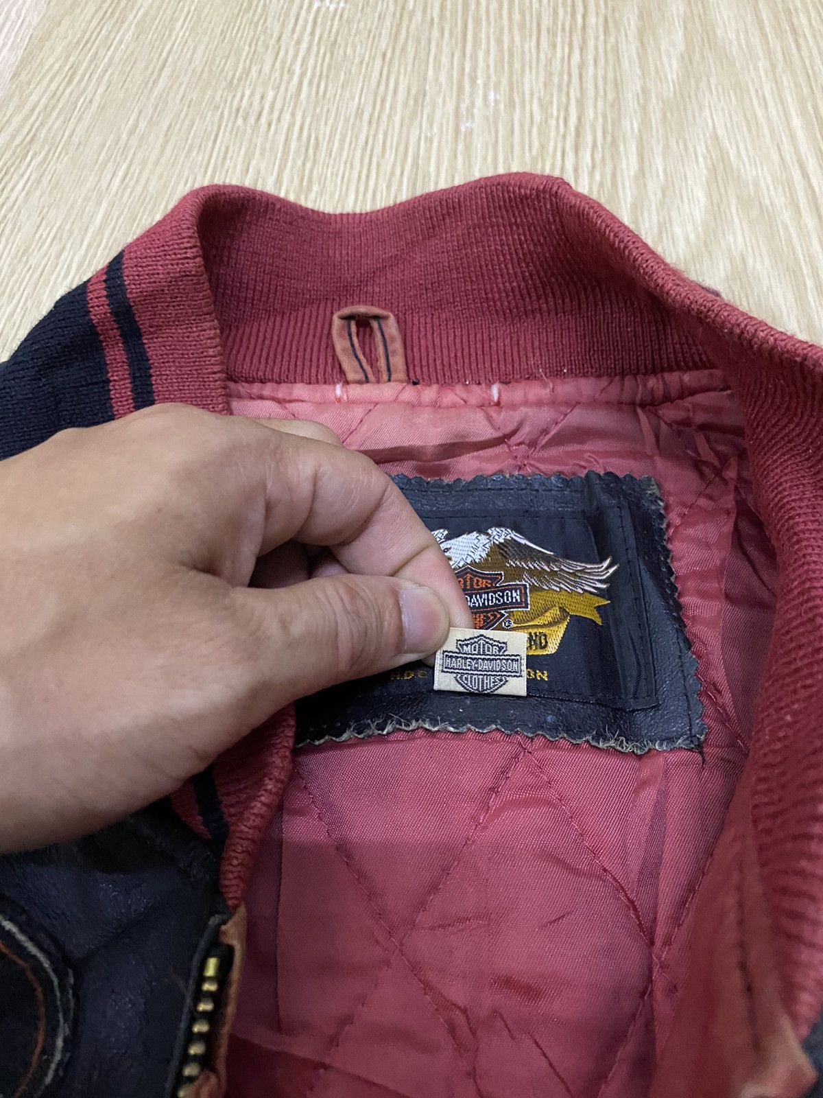 Harley Davidson × Vintage Vintage Harley Davidson Superbike Series Leather part jacket Size US L / EU 52-54 / 3 - 9 Thumbnail