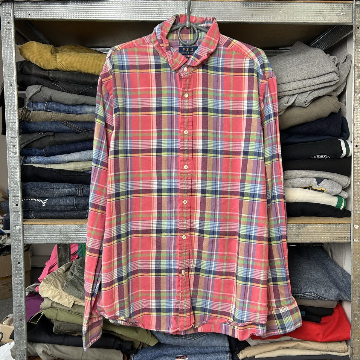 Polo Ralph Lauren Luxury Polo Ralph Lauren Basic Flannel Button Shirt Size US XL / EU 56 / 4 - 1 Thumbnail