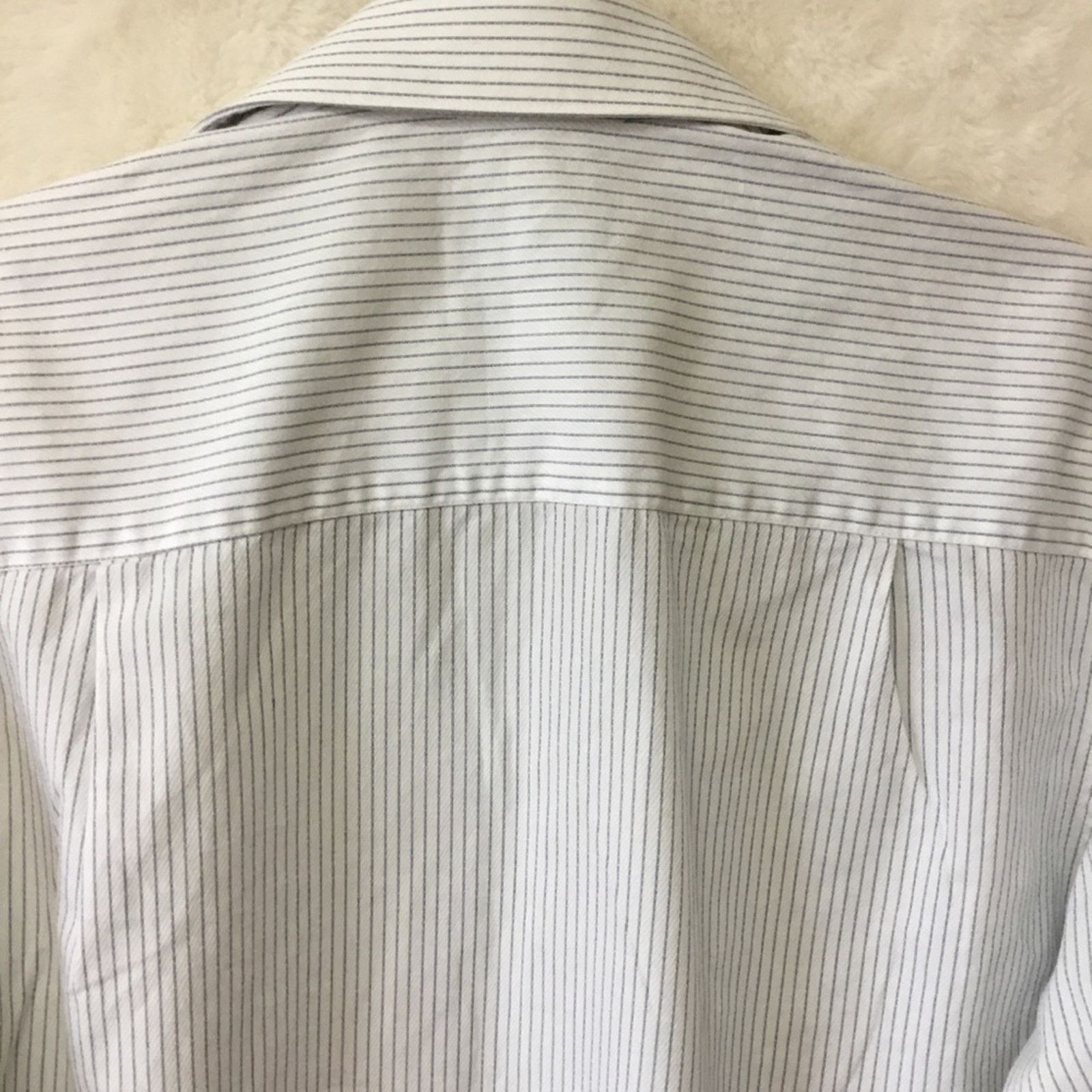 Calvin Klein Calvin Klein White&Blue Stripes Long Sleeve Shirt Size US M / EU 48-50 / 2 - 7 Thumbnail