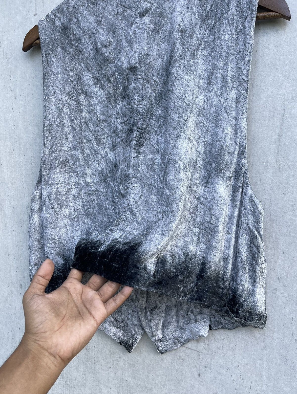 Issey Miyake 🔥 ISSEY MIYAKE VELVET TIE DYED VEST/JACKET Size US L / EU 52-54 / 3 - 5 Thumbnail