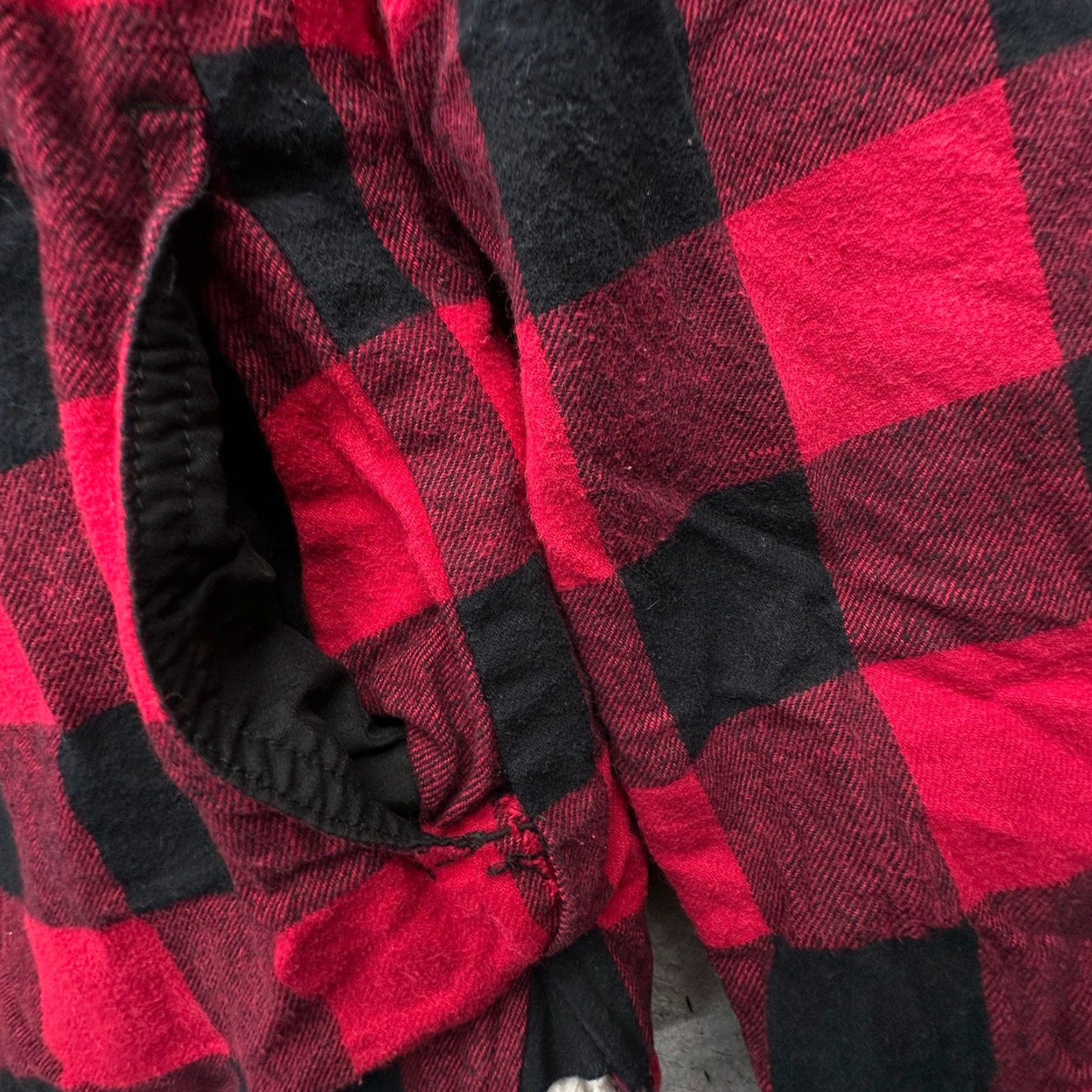 Levi's LEVIS Shacket Jacket Mens Small Cotton Buffalo Plaid Red Black Sherpa Lined Hoodie Fleece Size US S / EU 44-46 / 1 - 6 Thumbnail