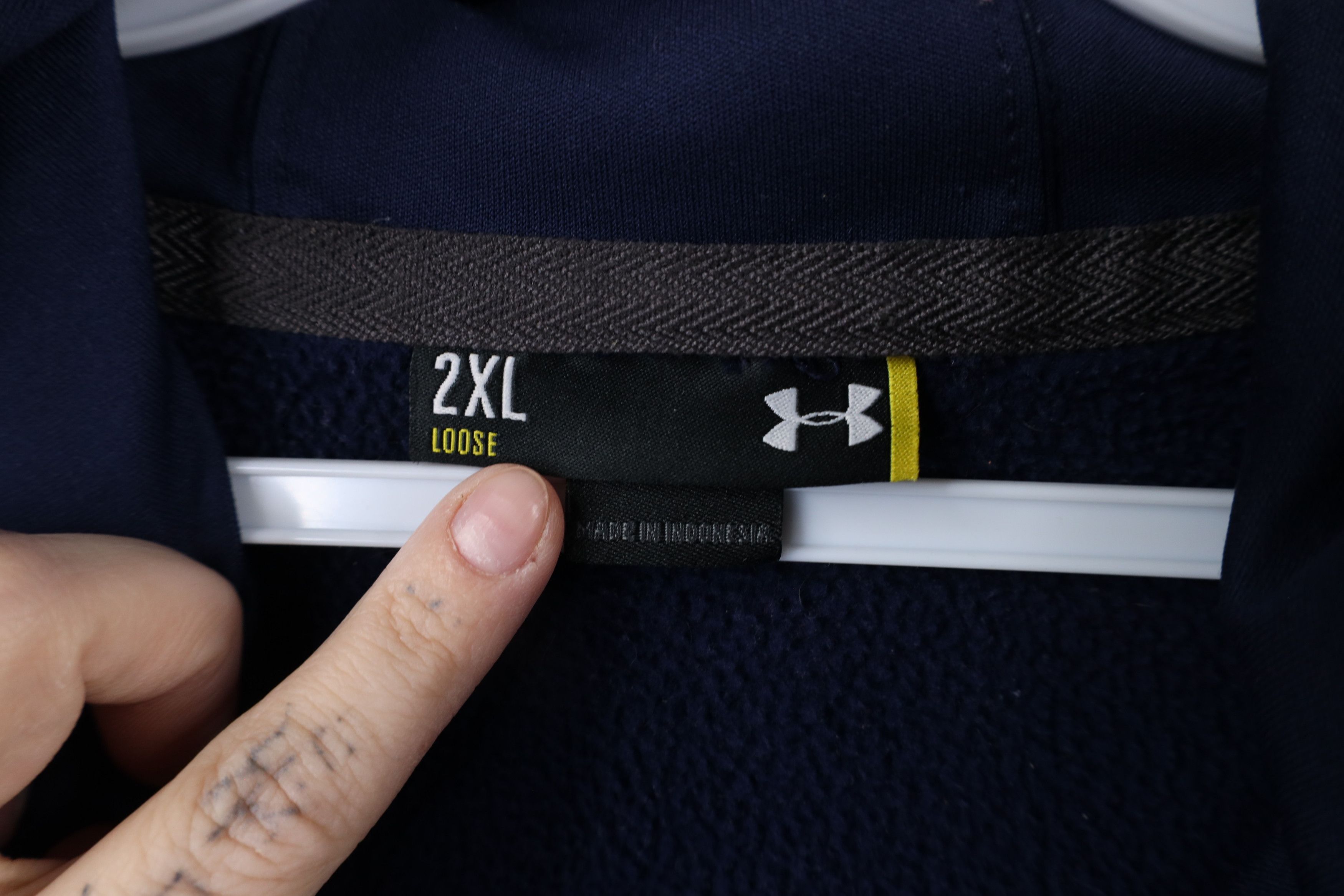 Under Armour × Vintage Under Armour Storm Baseball Hall of Fame Hoodie Sweatshirt Size US XXL / EU 58 / 5 - 11 Thumbnail