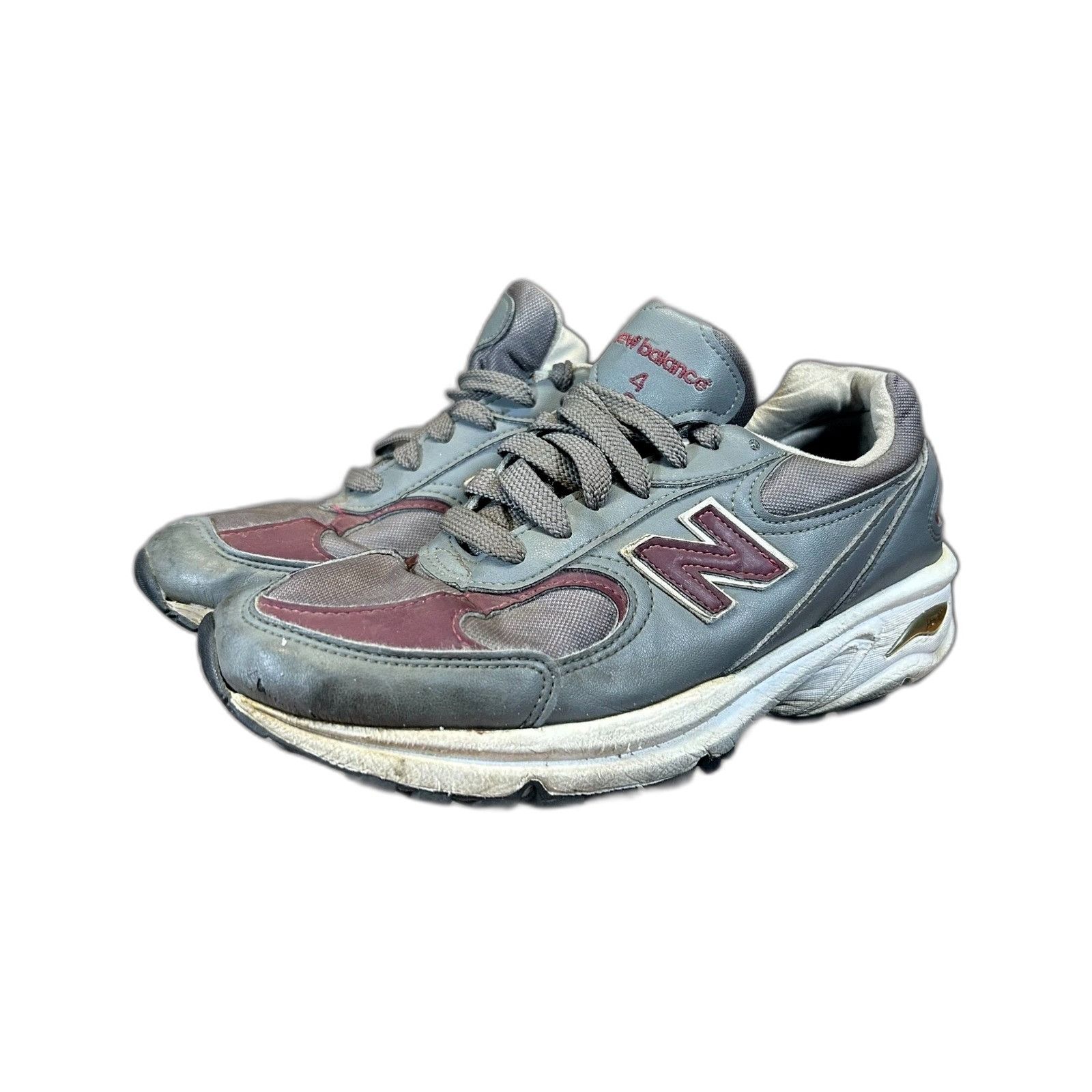 New Balance New Balance M498GB Grey Burgundy Running Walking Shoes Size Size US 7 / EU 40 - 5 Thumbnail