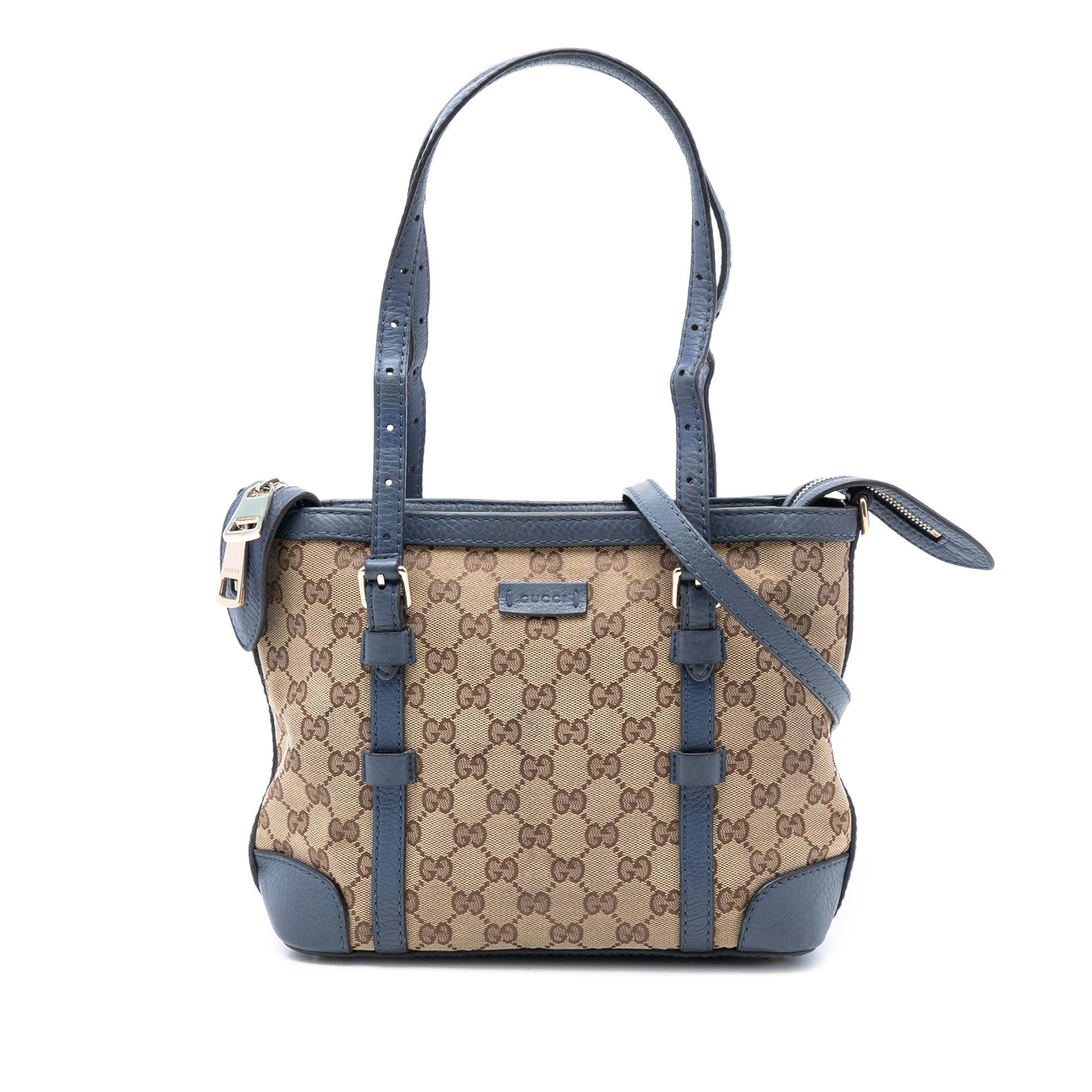 Gucci Gg Canvas Satchel in Brown, Women's