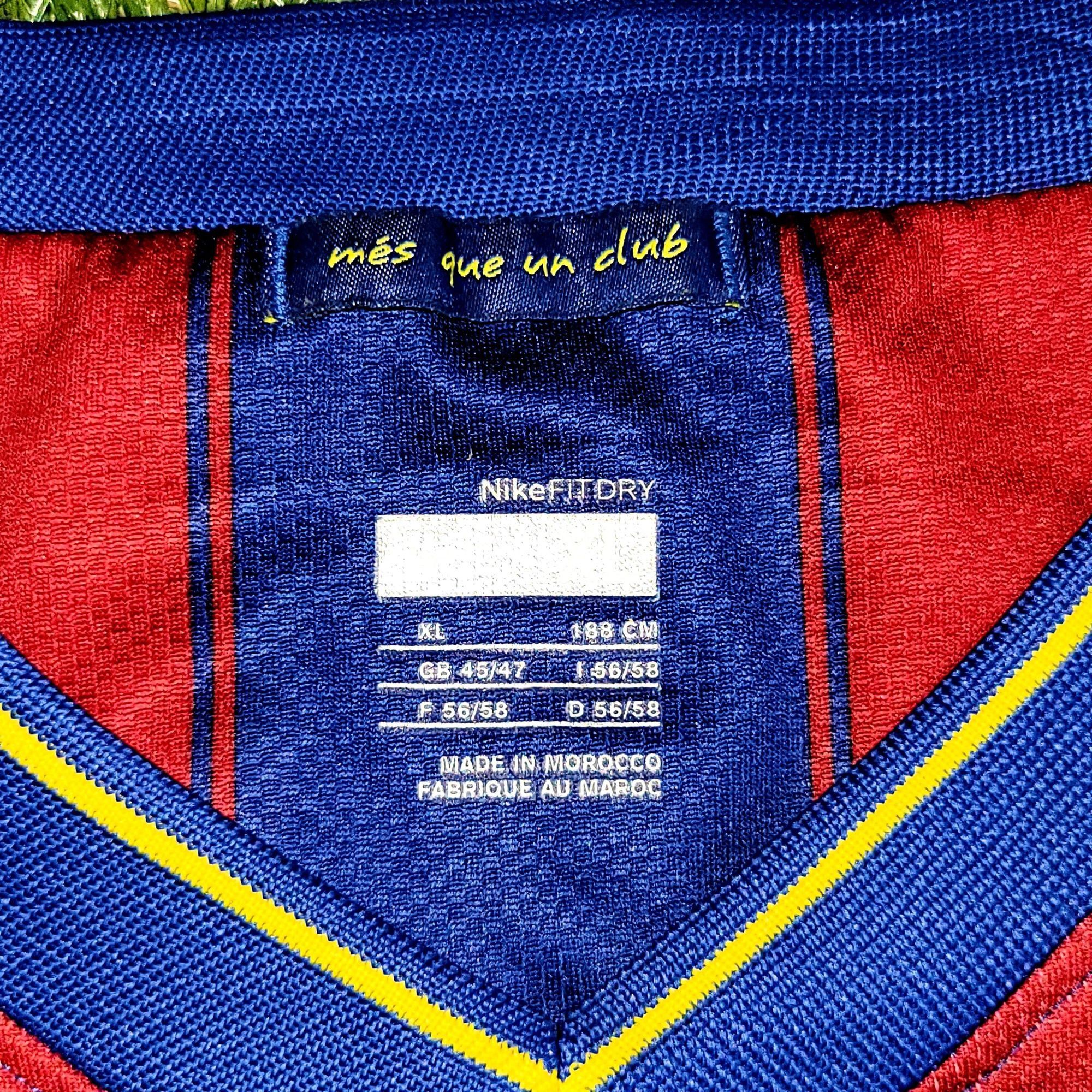 Nike Messi Barcelona 2009 2010 Soccer Jersey XL Size US XL / EU 56 / 4 - 5 Thumbnail