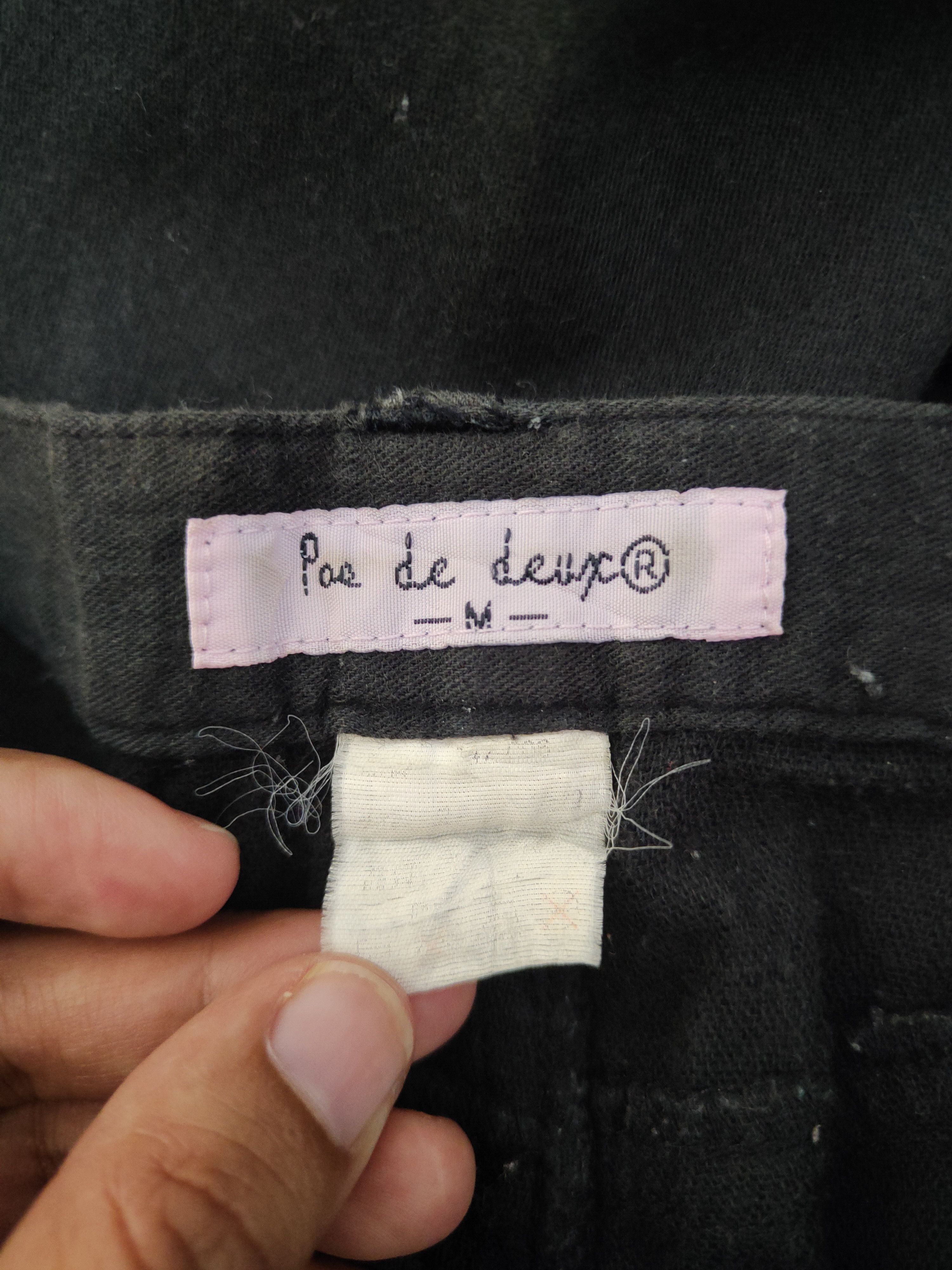 Japanese Brand DL Poe de Deux Black Multipocket Tactical Cargo Pants #1370 Size 29" - 12 Thumbnail