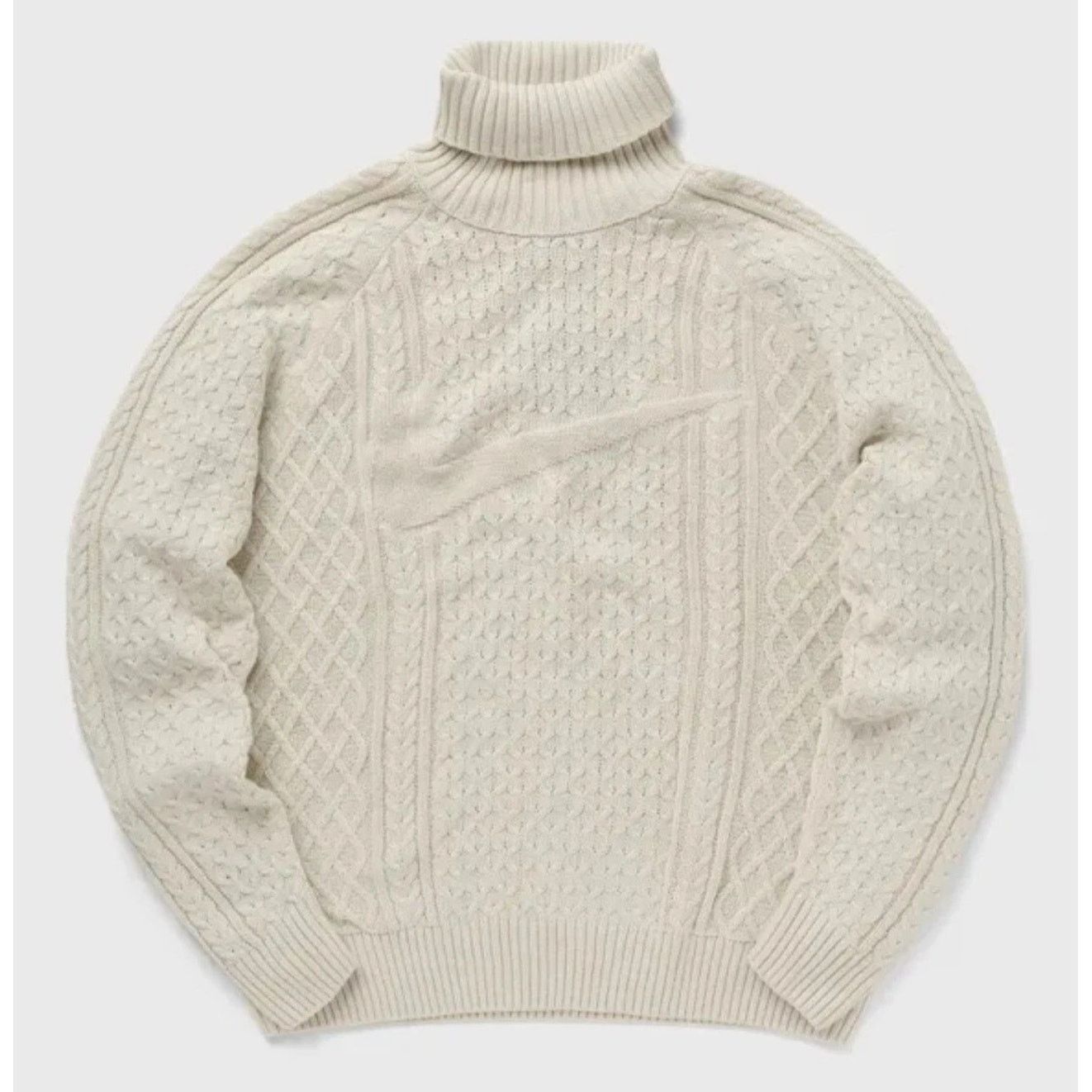 Nike NWT Nike Life Cable Knit Turtleneck Sweater Mens Size M Size US M / EU 48-50 / 2 - 4 Thumbnail