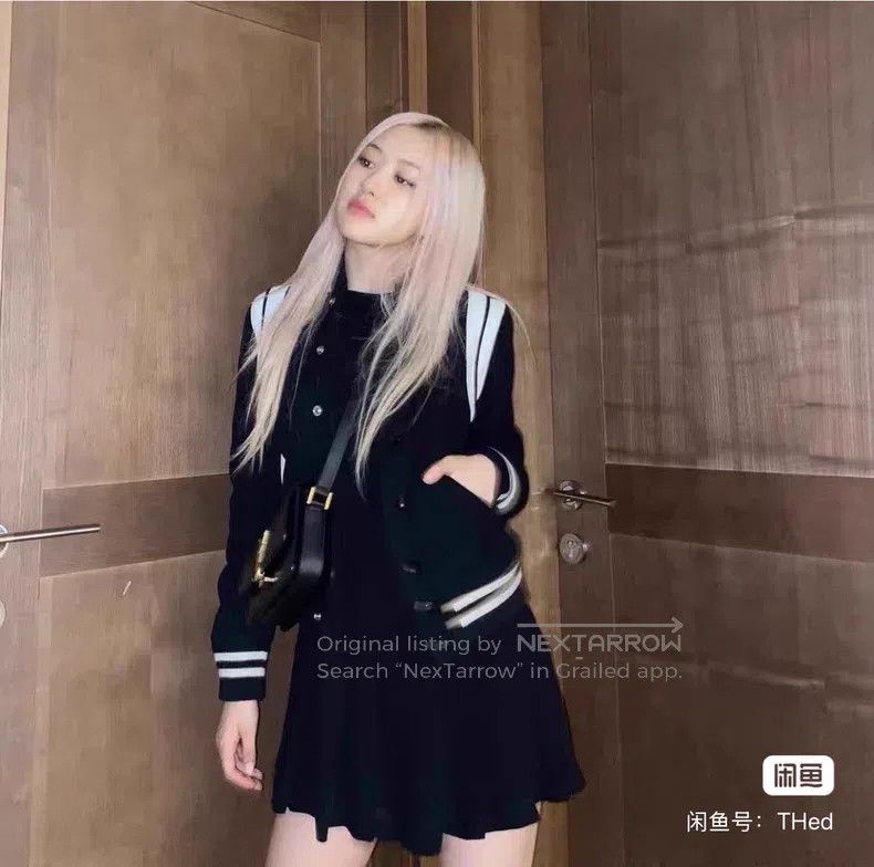 Saint Laurent Paris Saint Laurent Paris Black and White Wool Teddy Baseball Ja Size US M / EU 48-50 / 2 - 7 Thumbnail