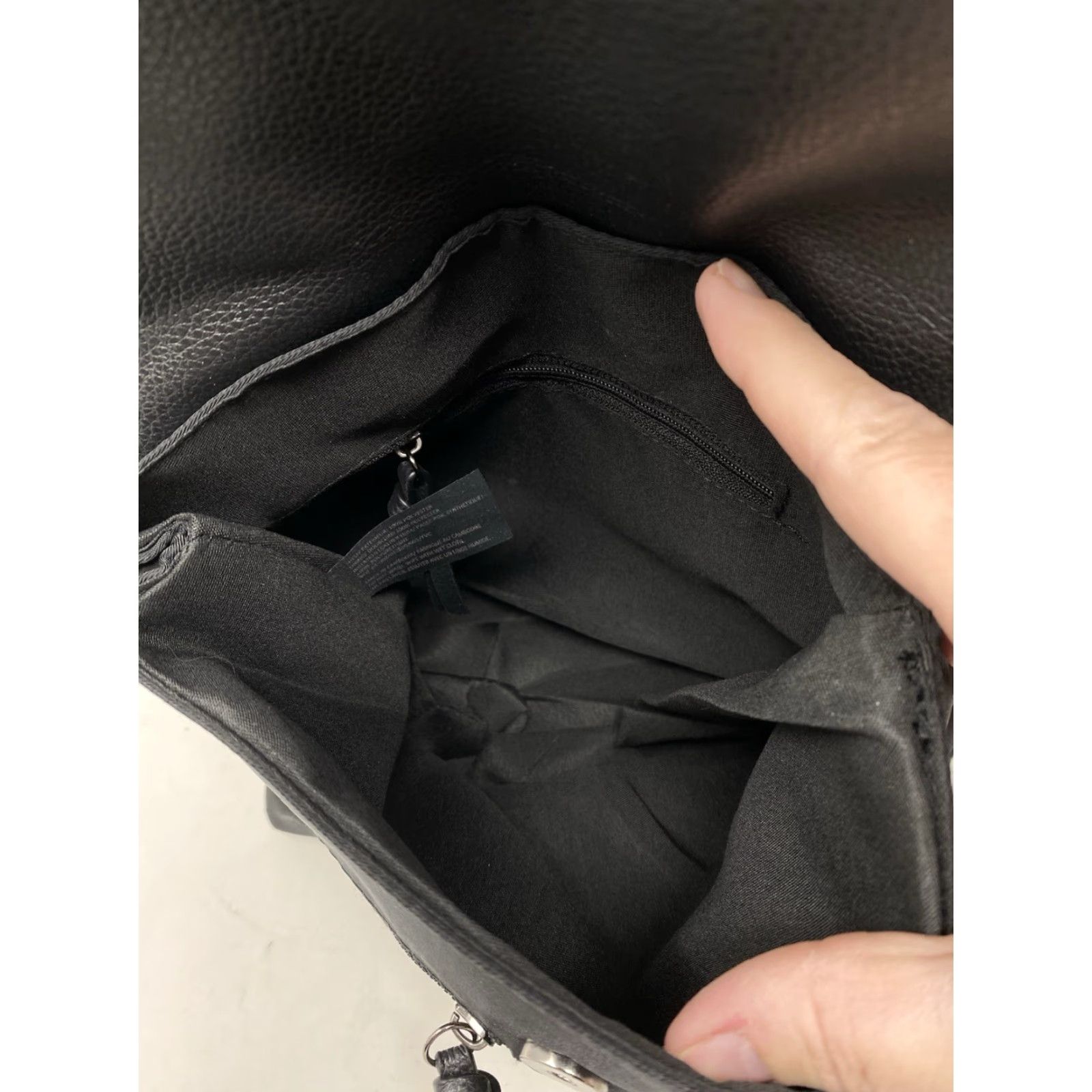 Vintage Botkier New York Backpack Black Top Handle Small Faux Leather Backpack Women Bag Purse Size S / US 4 / IT 40 - 4 Thumbnail