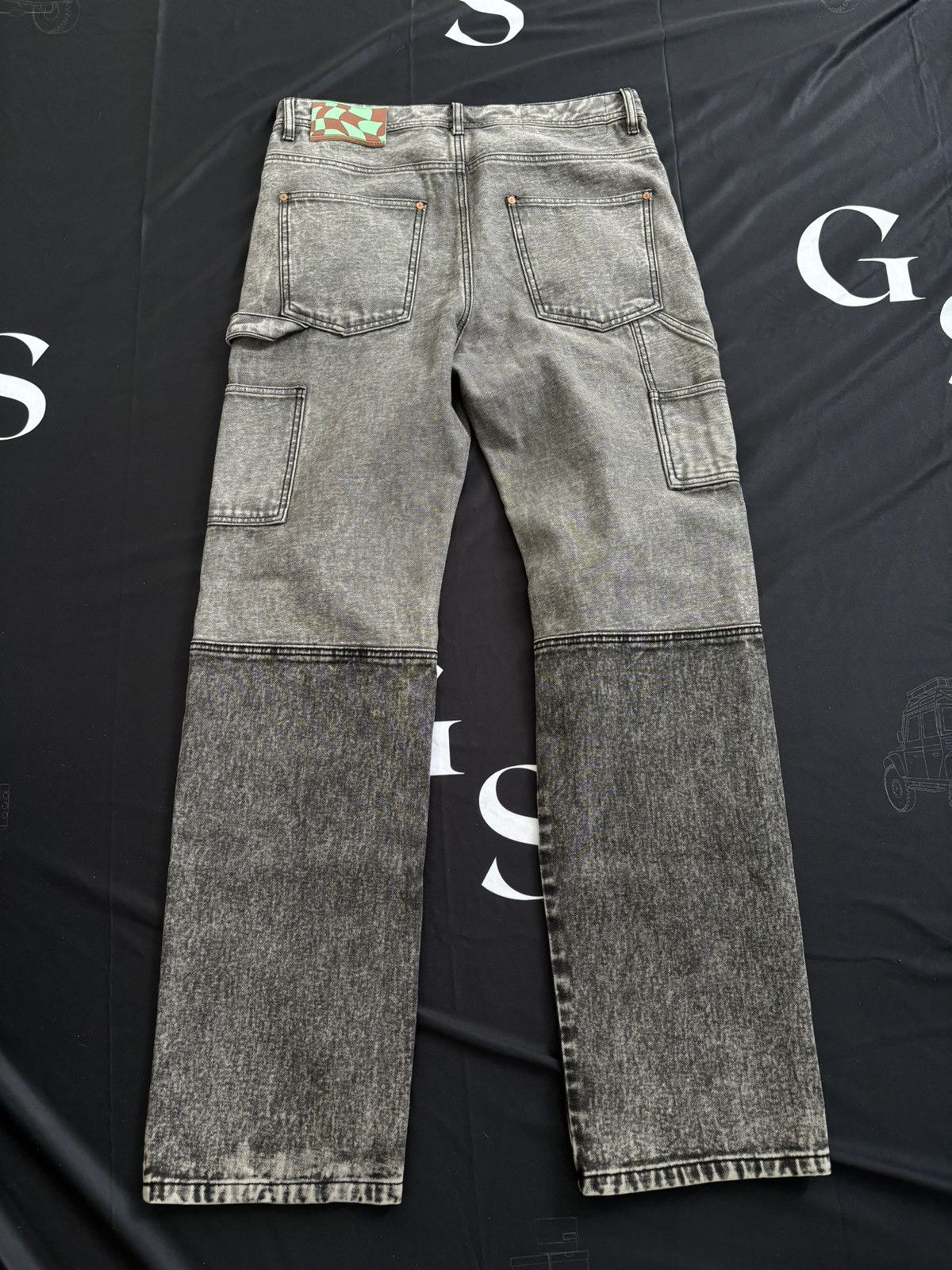 Andersson Bell Anderson Bell Grey Washed Denim Size US 33 - 5 Thumbnail