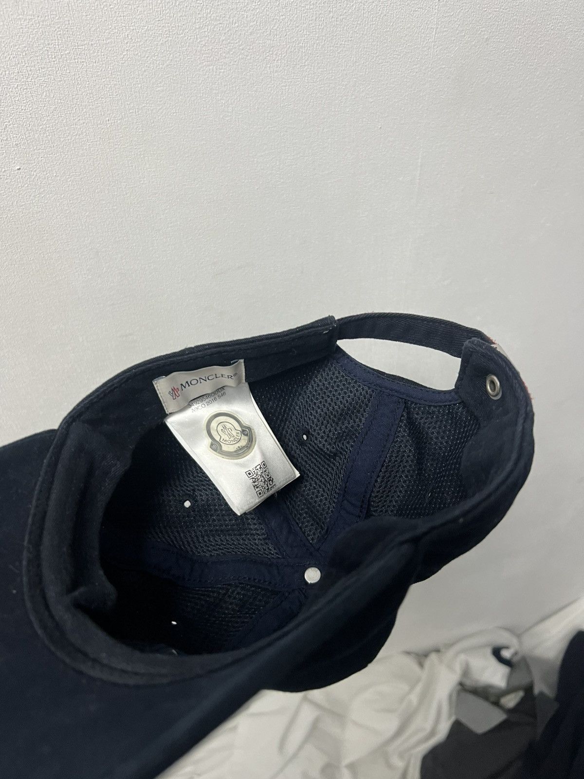 Moncler Men's Moncler Baseball Cap Hat Black Blue One Size Luxury Size ONE SIZE - 4 Thumbnail