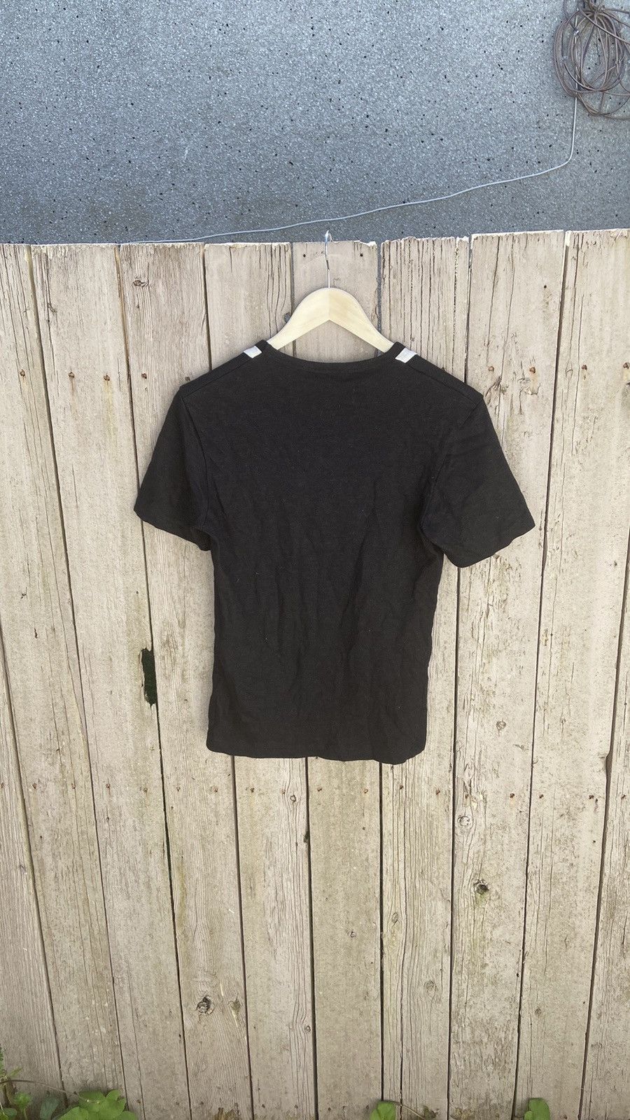 Y-3 Vintage Y-3 Black/ White Shirt with Geometric Stripes Size US S / EU 44-46 / 1 - 2 Thumbnail