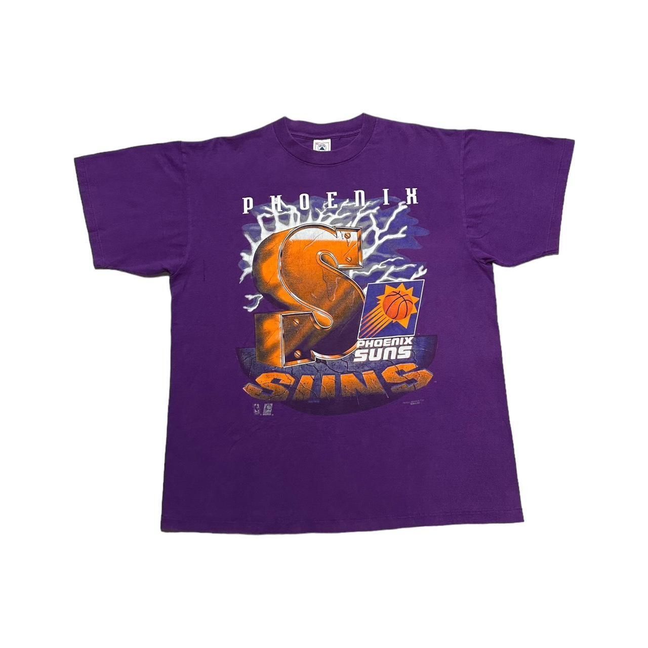 image of NBA x Vintage Phoenix Suns Lightning T-Shirt in Purple, Men's (Size XL)