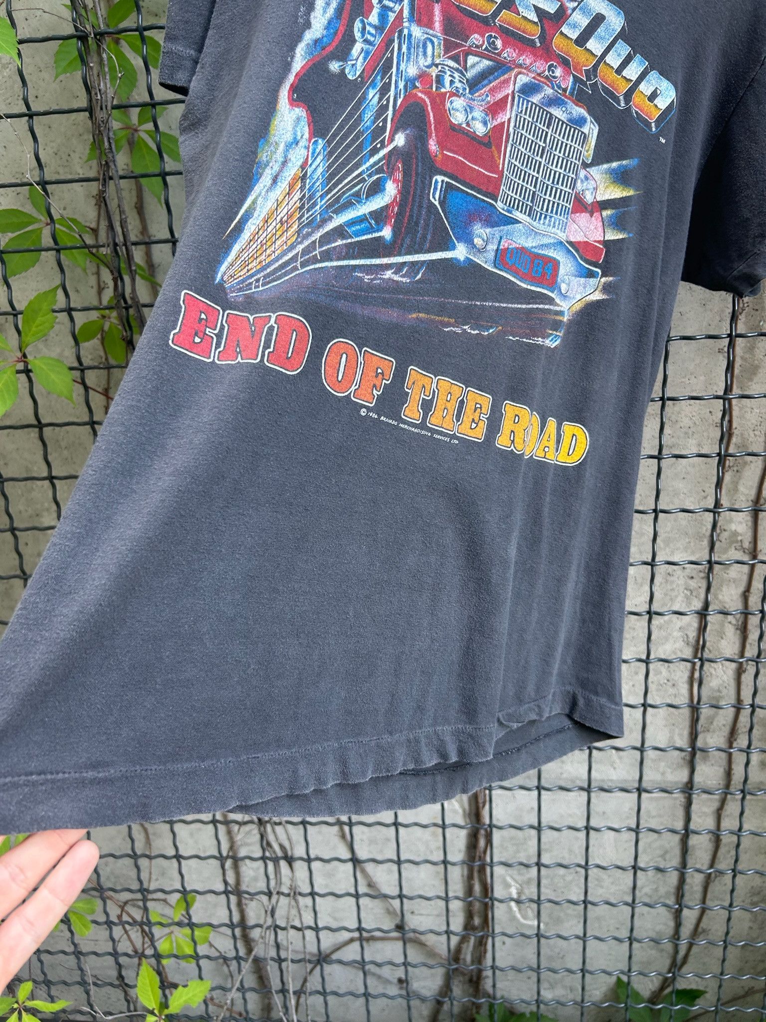 Band Tees Vintage 1984 Status Quo End Of The Road Tour T-shirt Size US M / EU 48-50 / 2 - 9 Thumbnail