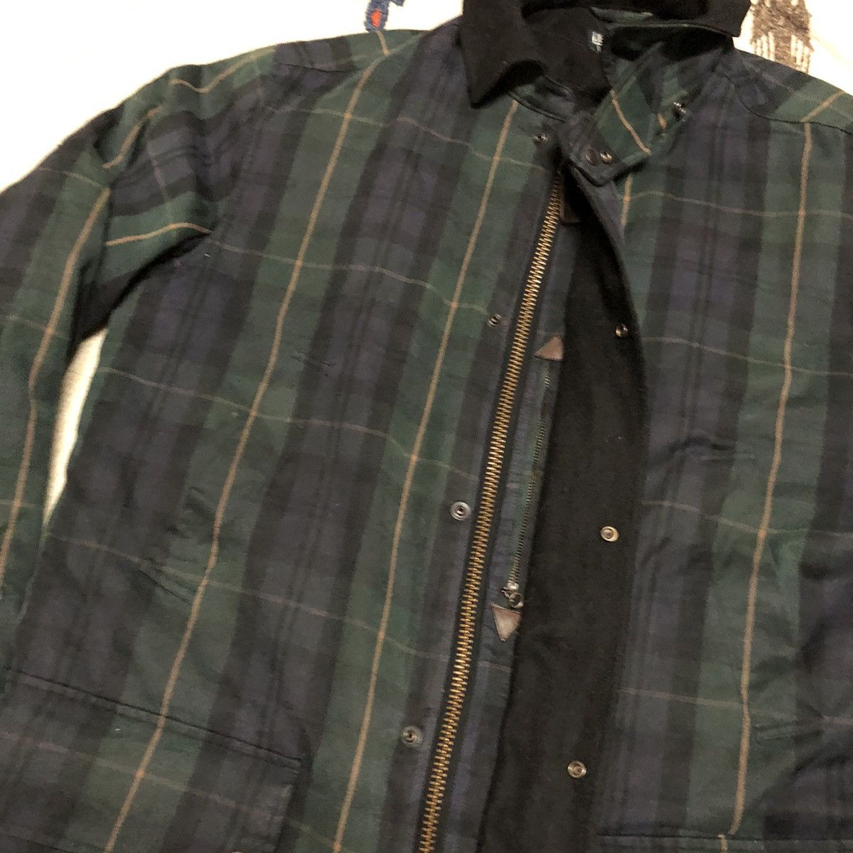 Polo Ralph Lauren × RRL Ralph Lauren × Vintage Tartan Ralph chore coat wax RL polo jacket Barbour like Size US L / EU 52-54 / 3 - 8 Thumbnail