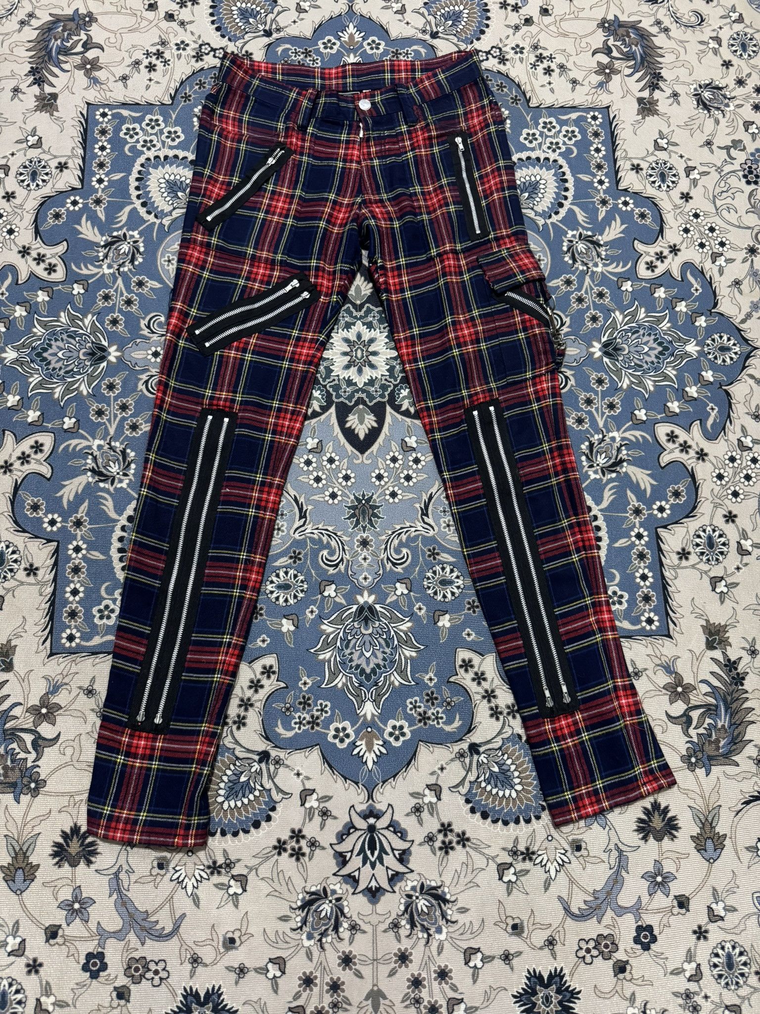 Hysteric Glamour × Le Grande Bleu (L.G.B.) × Seditionaries Japanese Brand 666 Bondage Pants Punk Gothic Seditionaries Size US 28 / EU 44 - 1 Thumbnail