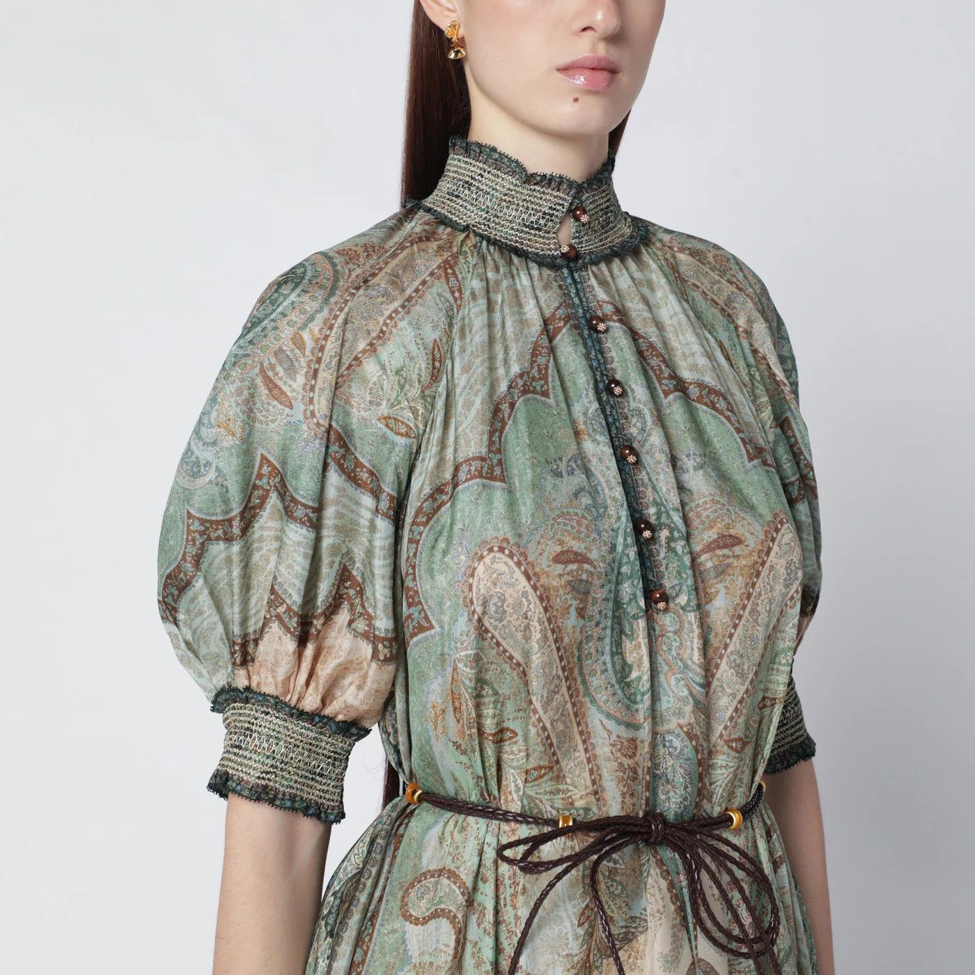 Zimmermann o1d2blof0526 Billow Dress in Multicolor Size L / US 10 / IT 46 - 4 Thumbnail