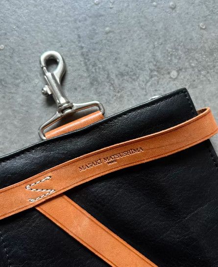 Masaki Matsushima Masaki Matsushima 90s Architectural Series Leather Waist Bag Size ONE SIZE - 7 Thumbnail