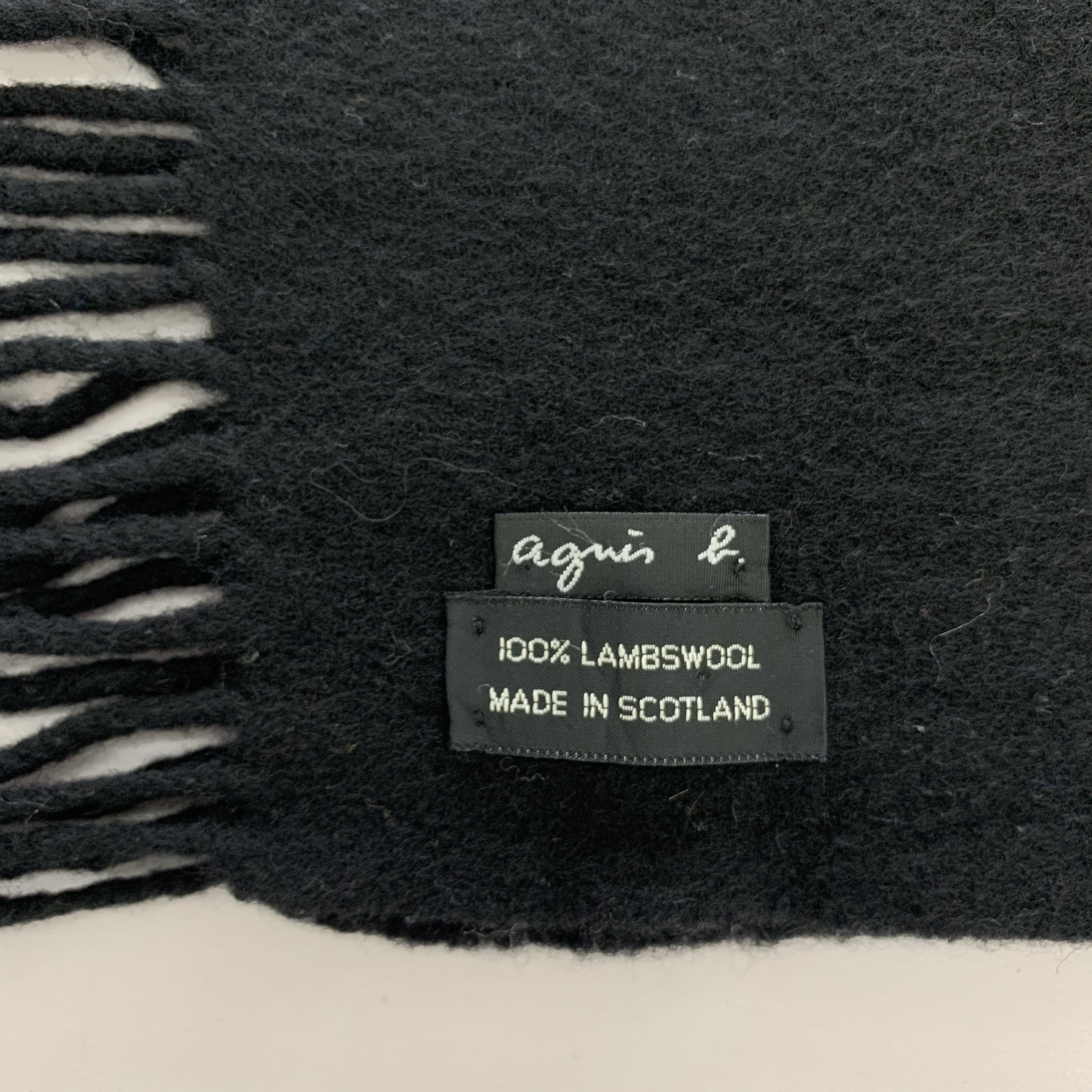 agnes b. Agnes b Scarf Wool Muffler Neck Wrap BL4132 Size ONE SIZE - 3 Thumbnail
