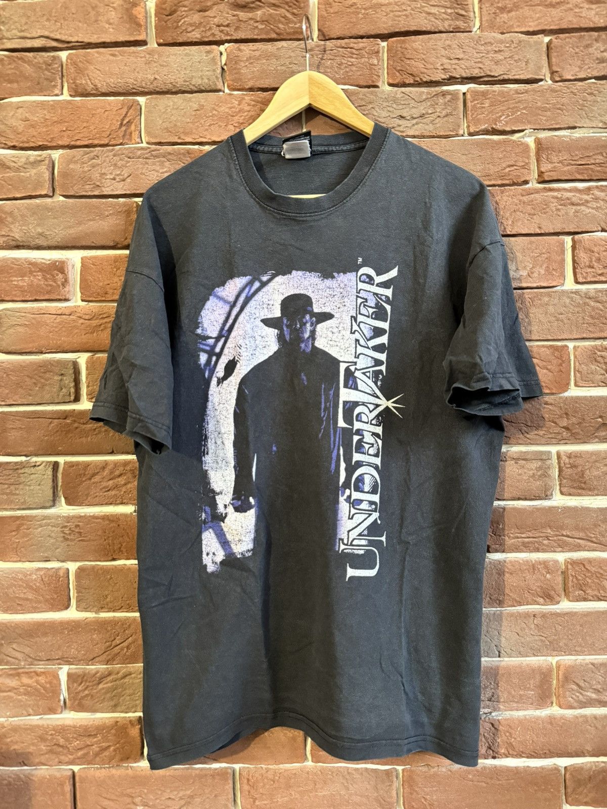 Vintage Vintage Undertaker t shirt 00s like Sting Razor Stone Cold Size US XL / EU 56 / 4 - 1 Thumbnail