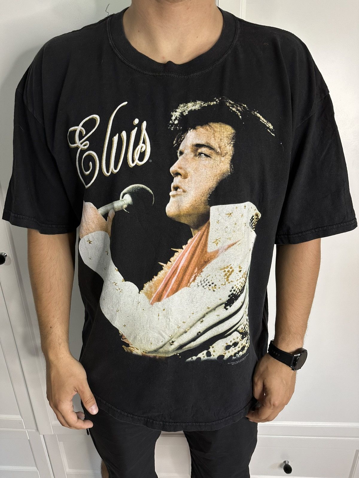 Band Tees × Vintage Vintage Elvis Presley 2000 T-shirt Size US XXL / EU 58 / 5 - 1 Thumbnail