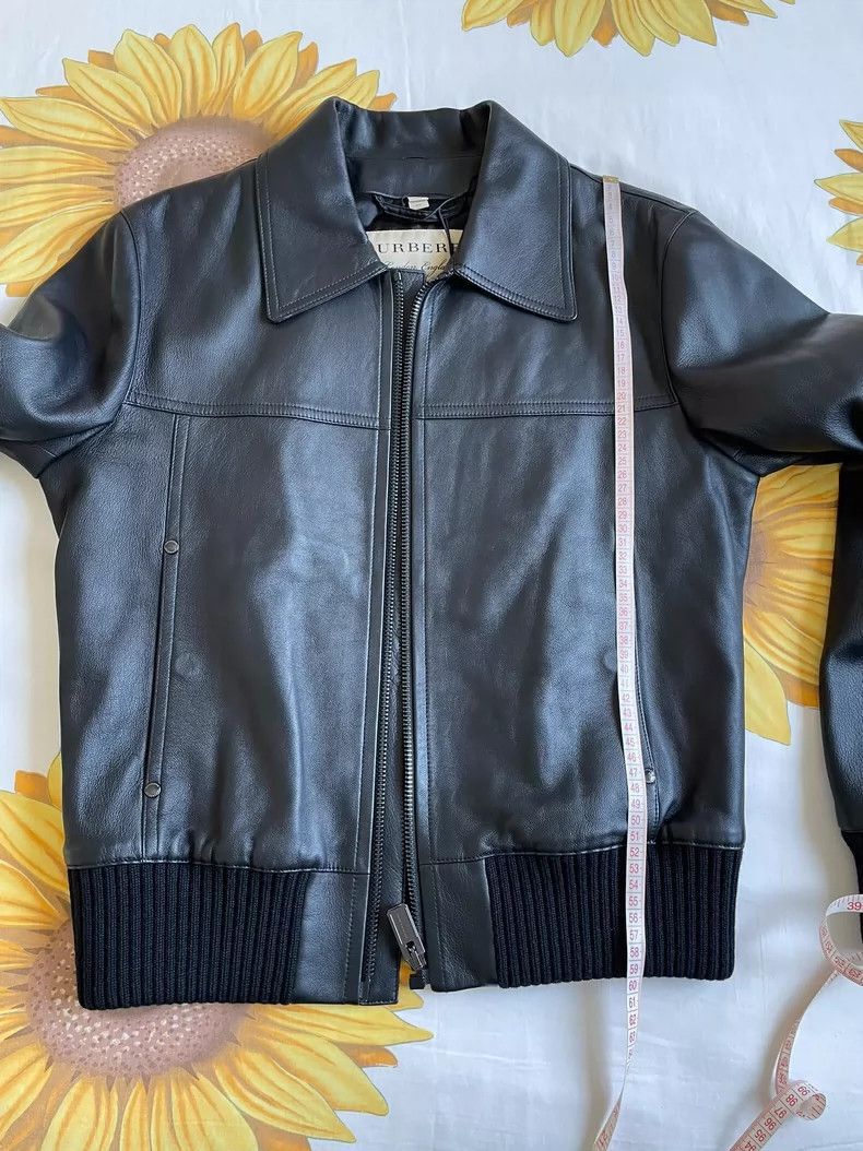Burberry Burberry Burberry Leather Jacket with Removable Collar-250 Size US L / EU 52-54 / 3 - 7 Thumbnail