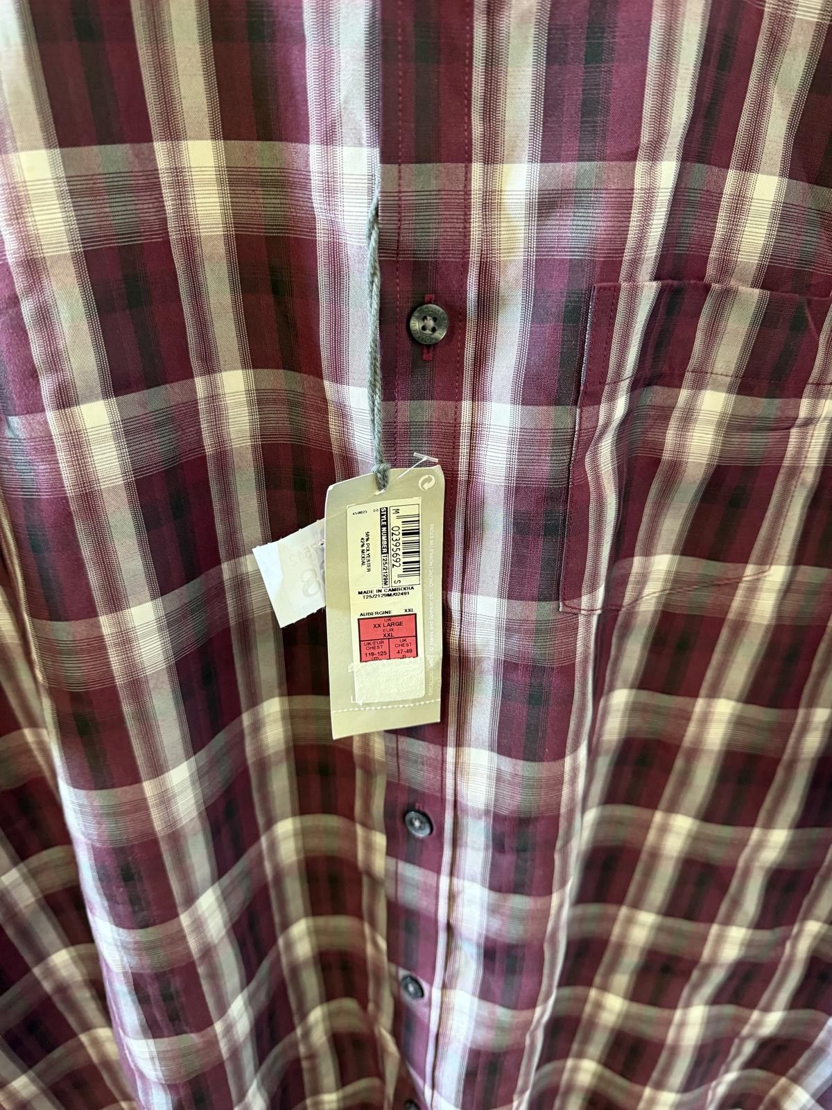 M.E. Sport M&S chequered shirts tagged Size US 9 / EU 42 - 4 Thumbnail