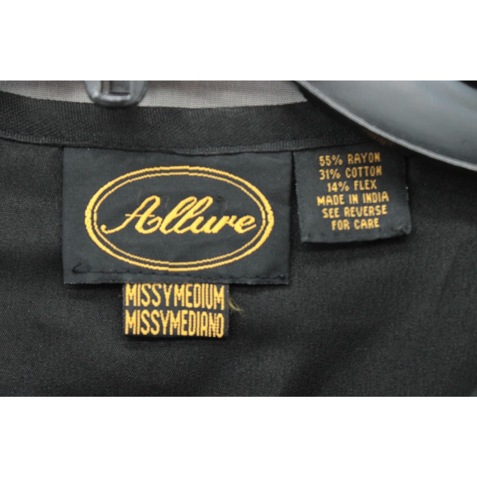 Vintage VINTAGE ALLURE Missy Jacket Women’s M Black Coat Tapestry Embroidered Old Money 80s 90s City Classic Designer Size M / US 6-8 / IT 42-44 - 4 Thumbnail
