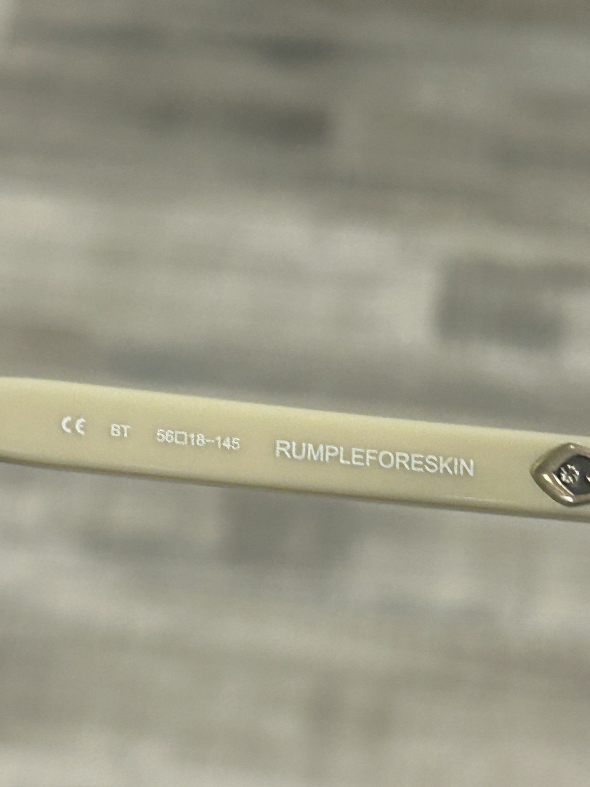Chrome Hearts Chrome Hearts Rumpleforeskin Glasses Size ONE SIZE - 6 Thumbnail