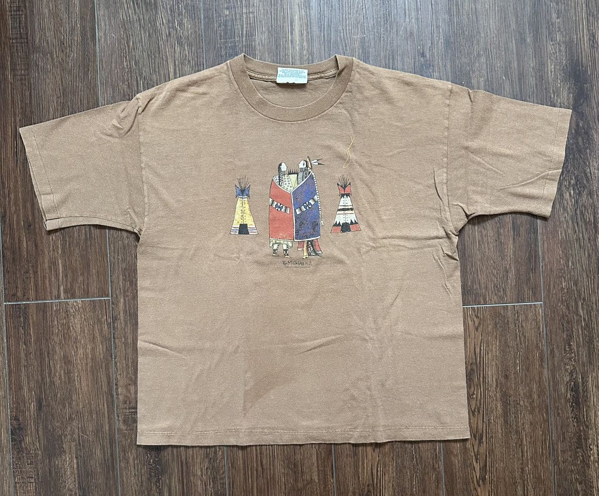 Vintage Vintage Aztec tourist shirt Size US L / EU 52-54 / 3 - 1 Thumbnail