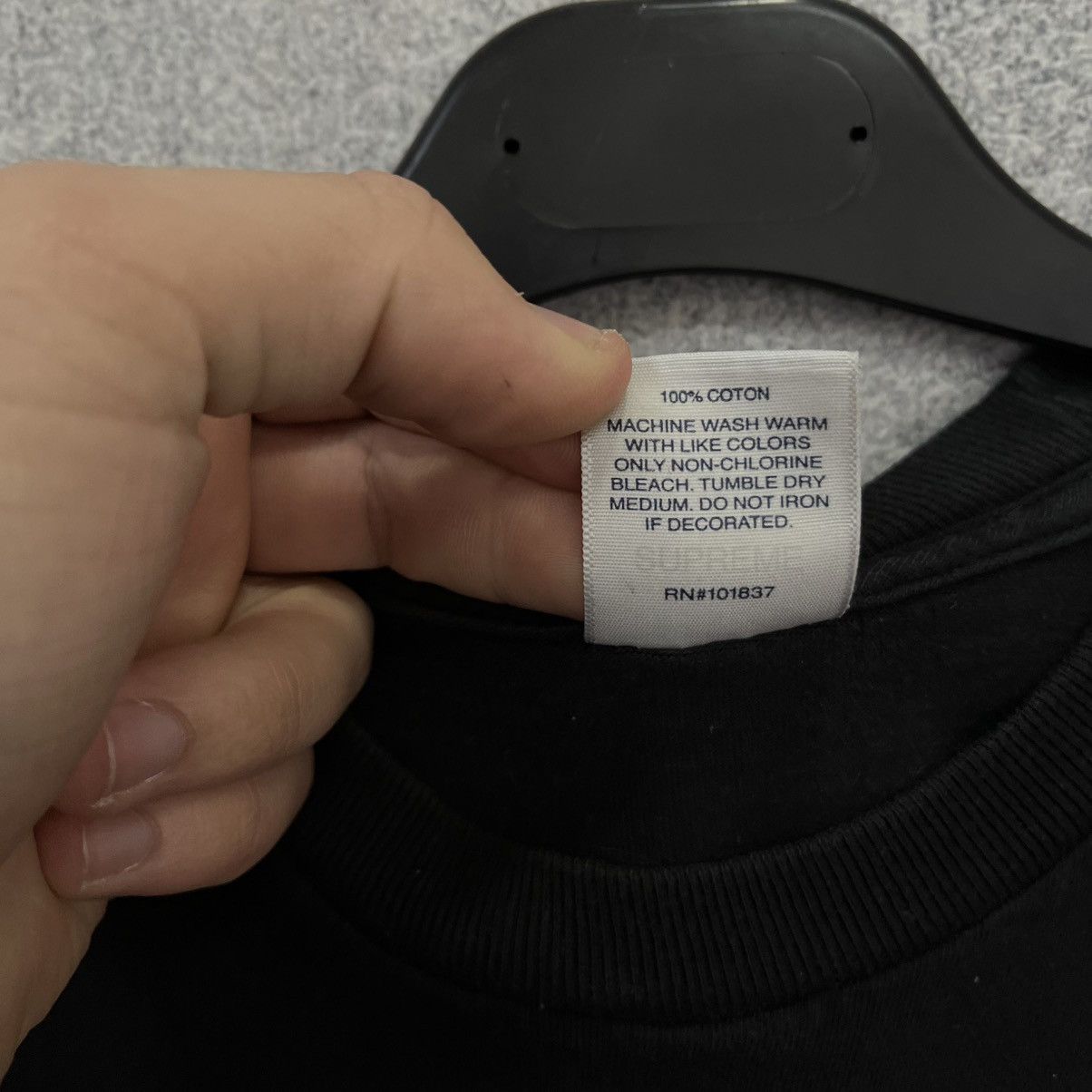 Supreme Supreme T-Shirt Big Logo Black Size US M / EU 48-50 / 2 - 11 Thumbnail