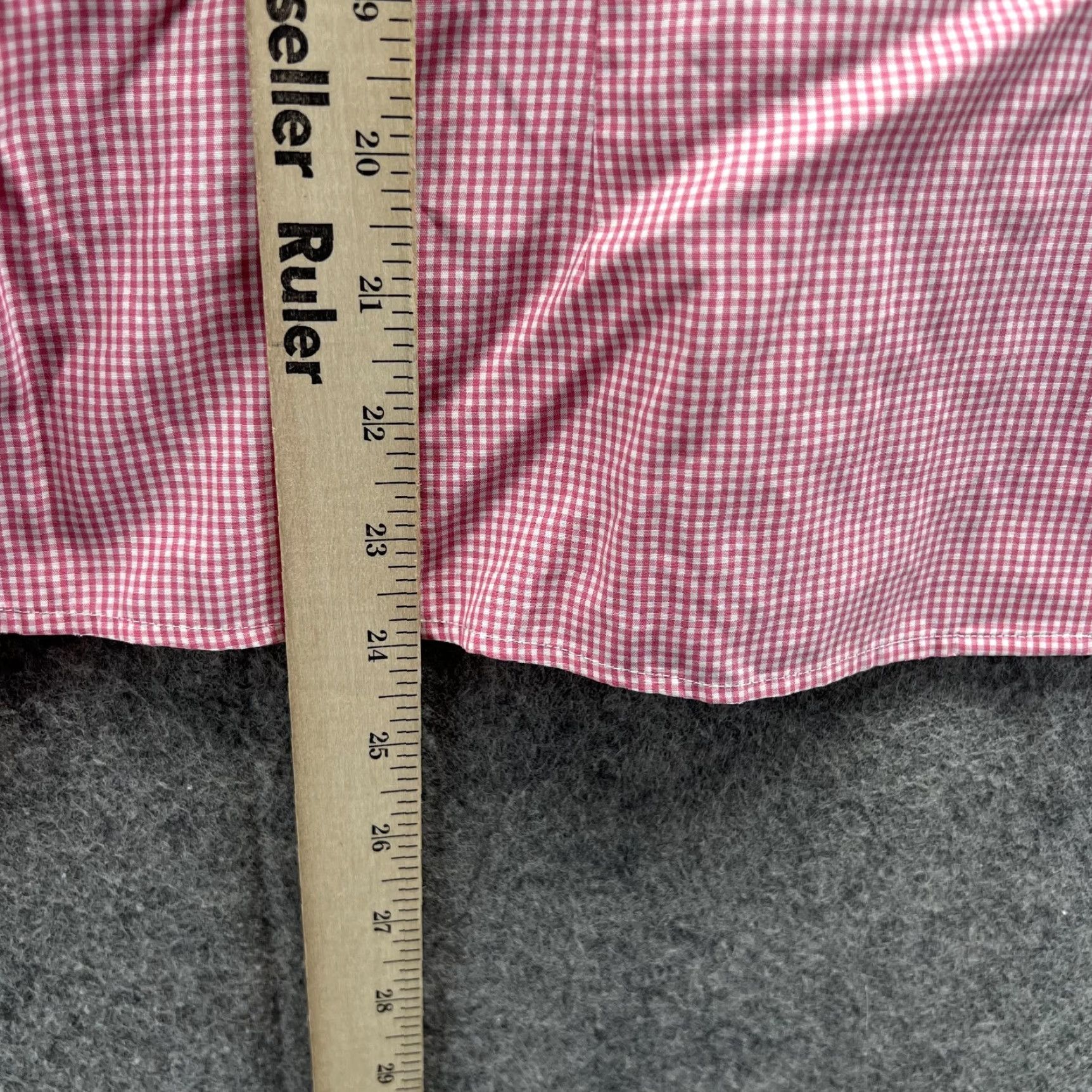Brooks Brothers VINTAGE Brooks Brothers Shirt Women 8 Pink Casual Button-Up Gingham Check Long Sleeve Collared Regular Fit Womens Size M / US 6-8 / IT 42-44 - 7 Thumbnail